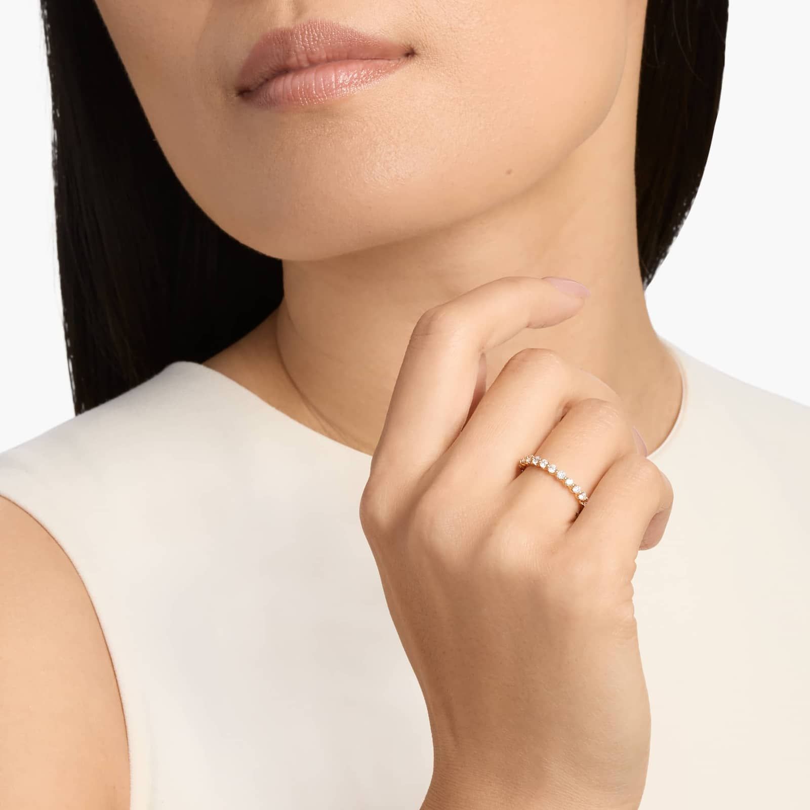 Floating Diamond Eternity Ring in 14k Yellow Gold (1 ct. tw.)