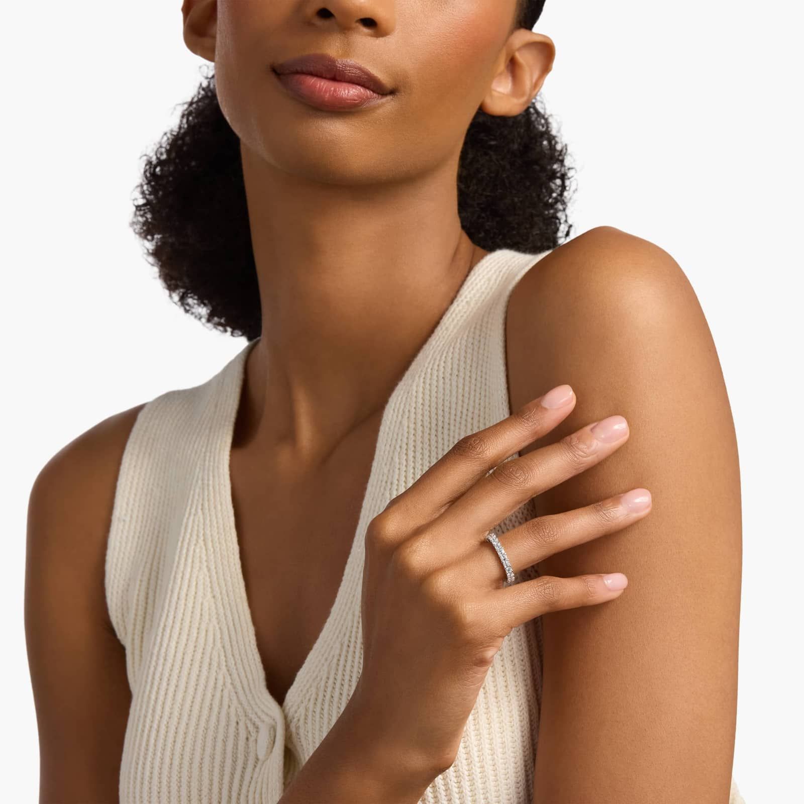 Asscher Cut Eternity Ring in Platinum (2 ct. tw.)