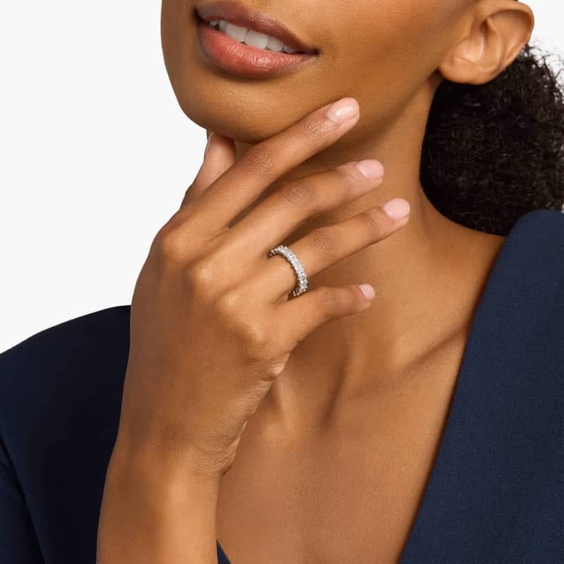 Princess Cut Eternity Ring in Platinum (3 ct. tw.)