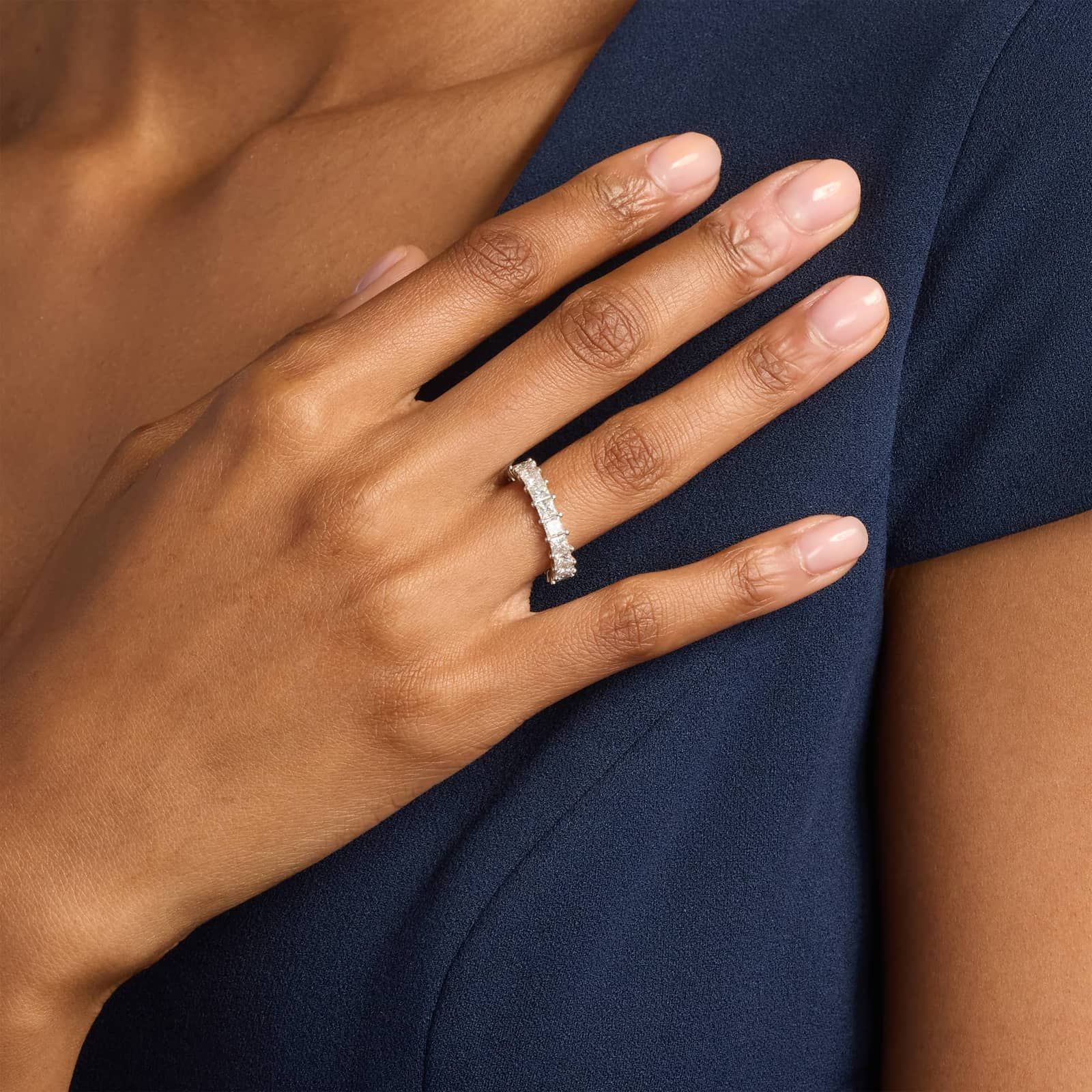 Princess Cut Eternity Ring in Platinum (3 ct. tw.)