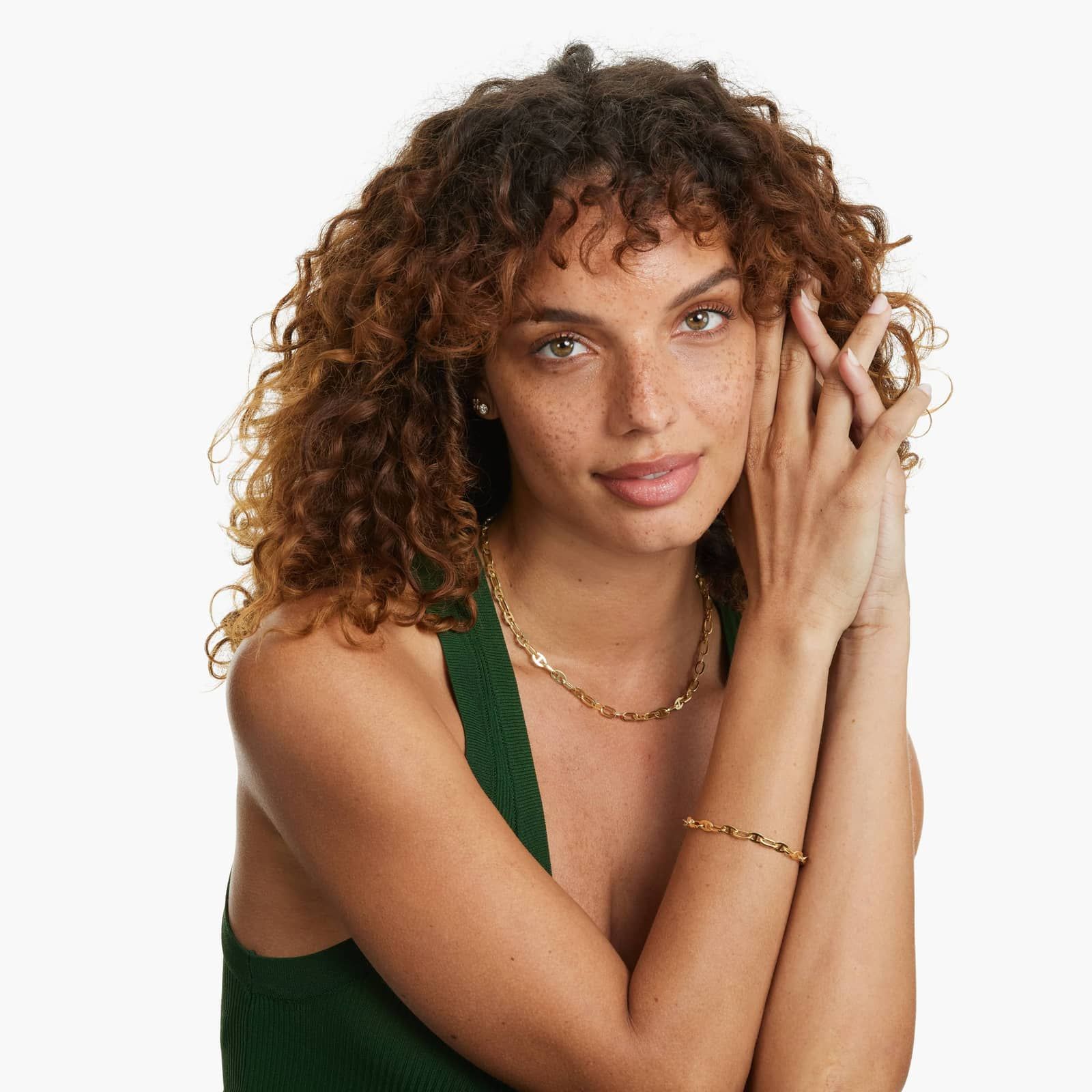 14K Yellow Gold Golden Hour Mariner Link Necklace