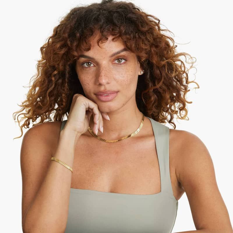 Golden Hour Box Chain Bracelet In 14K Yellow Gold