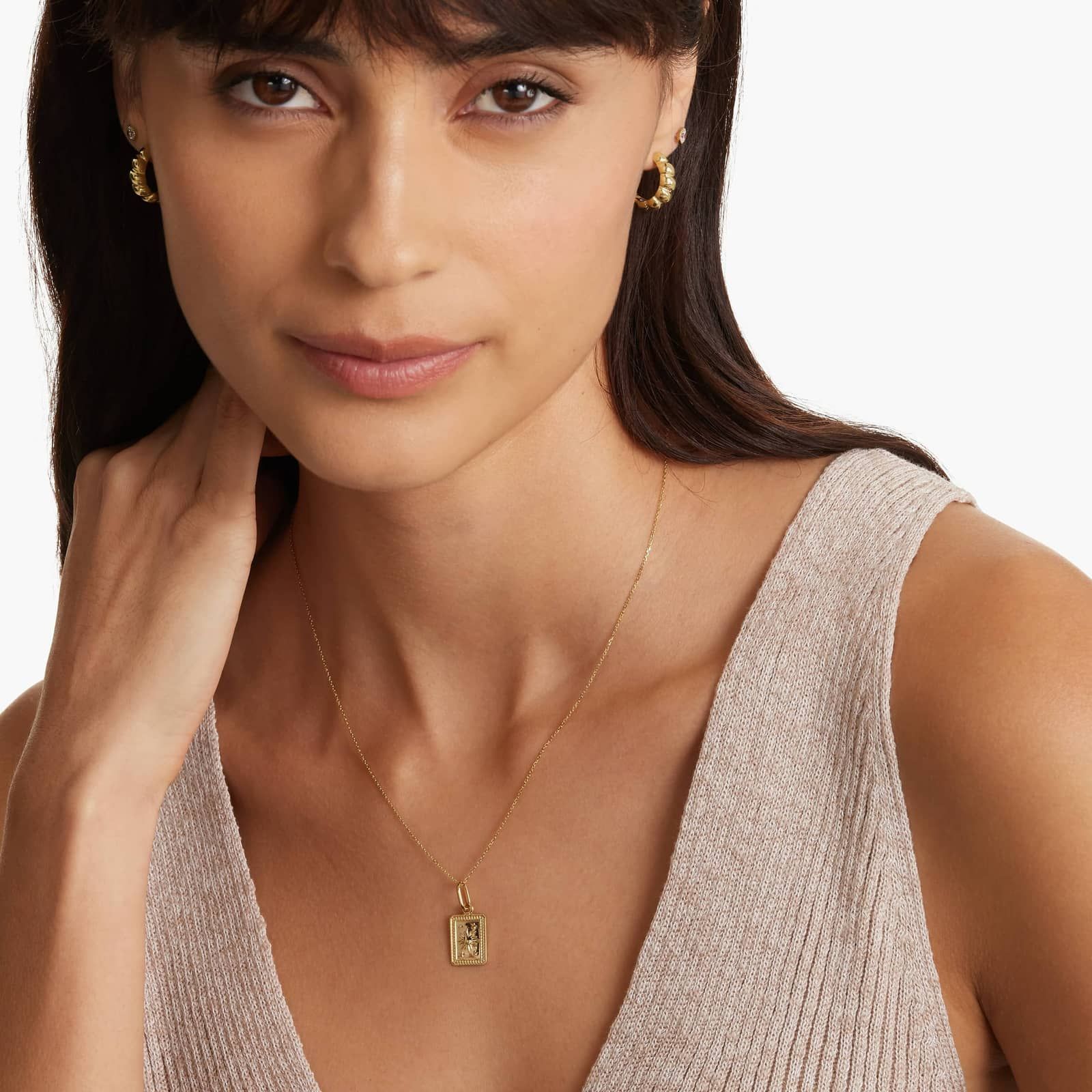 Polished Golden Hour Graduated Twist Earrings In 14K Yellow Gold