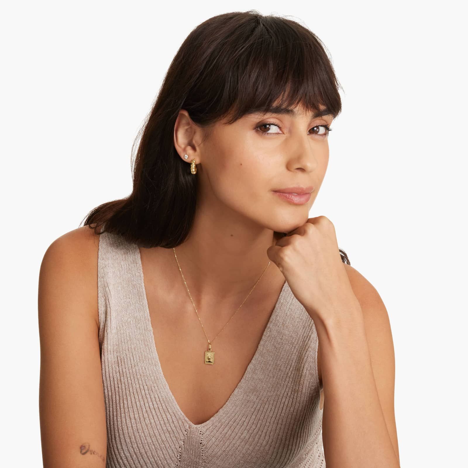 Polished Golden Hour Graduated Twist Earrings In 14K Yellow Gold