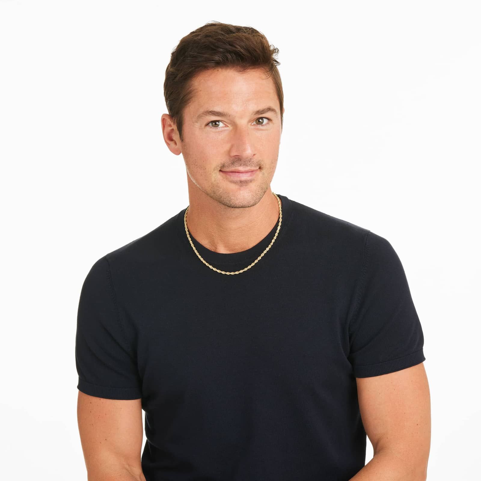 14K Yellow Gold Solid 3.8mm Rope Chain Necklace - 18 inches