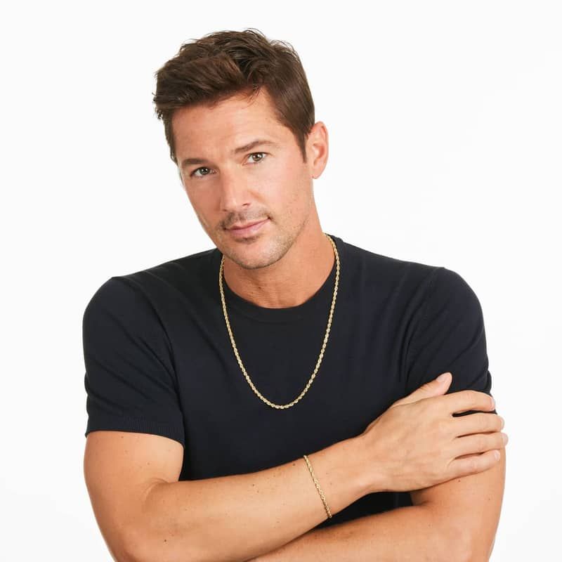 14K Yellow Gold Solid 3.8mm Rope Chain Necklace - 24 inches