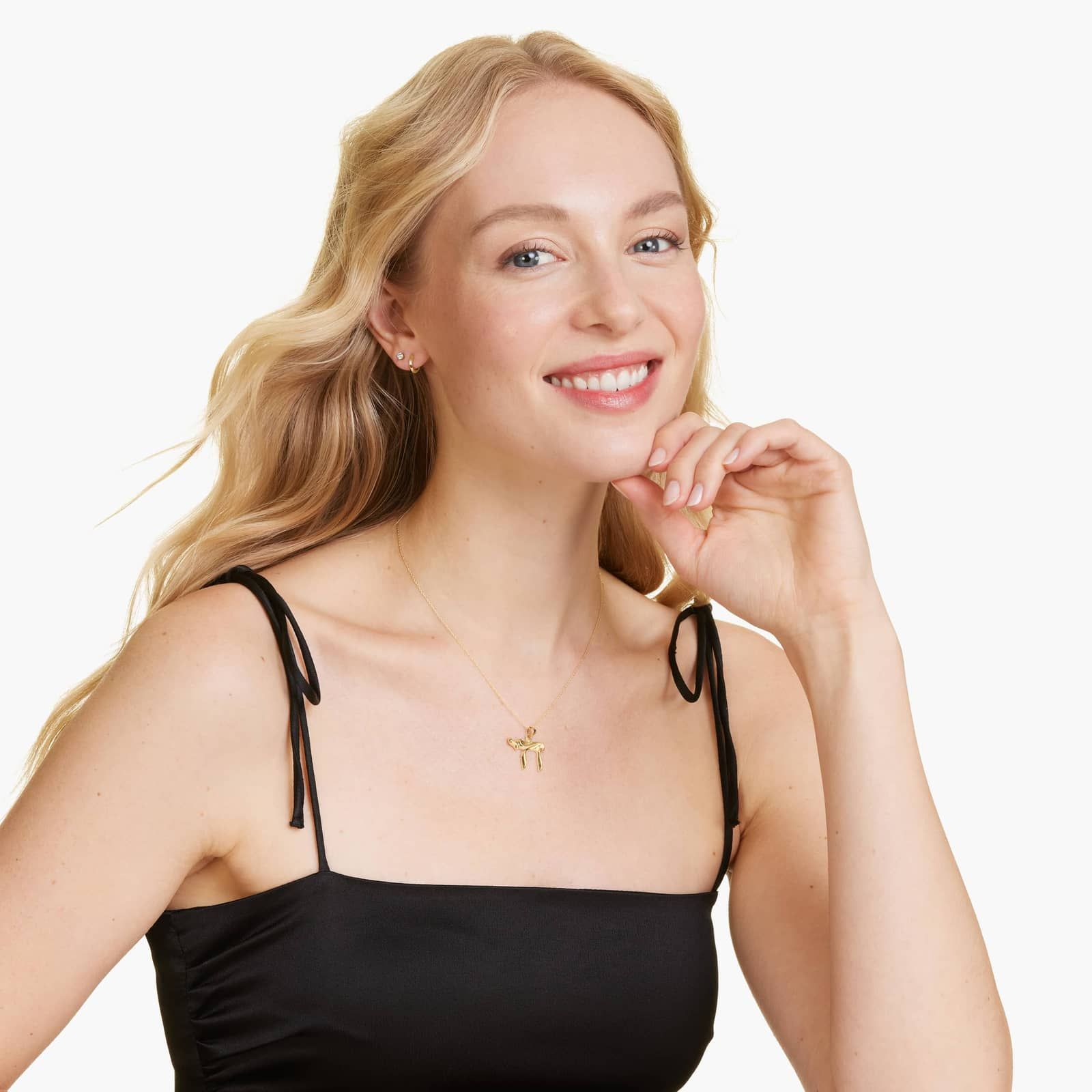 14K Yellow Gold Classic Chai Pendant