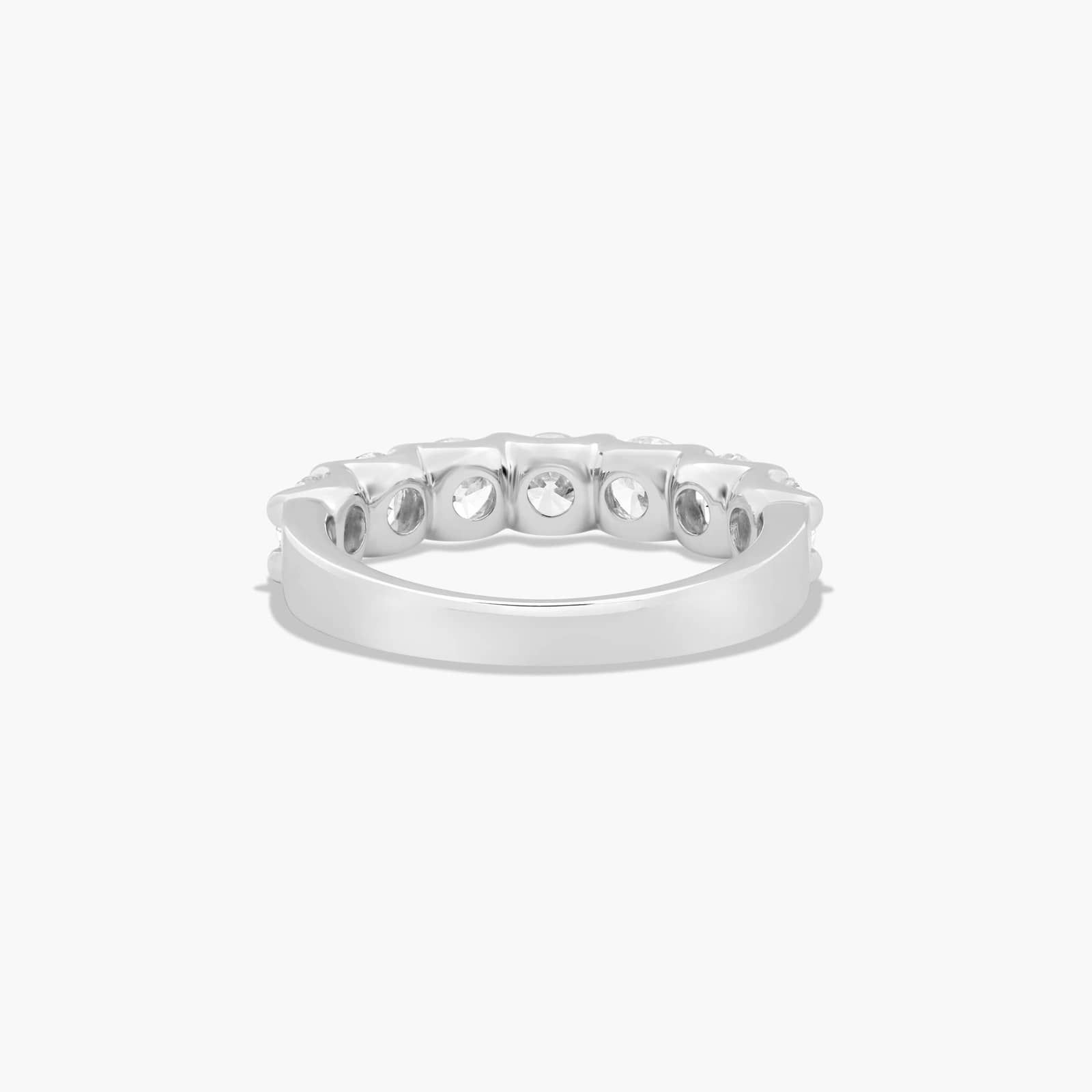 Shared Prong Seven Stone Contour Anniversary Ring With 2 CTW Diamonds In Platinum (3.50mm)