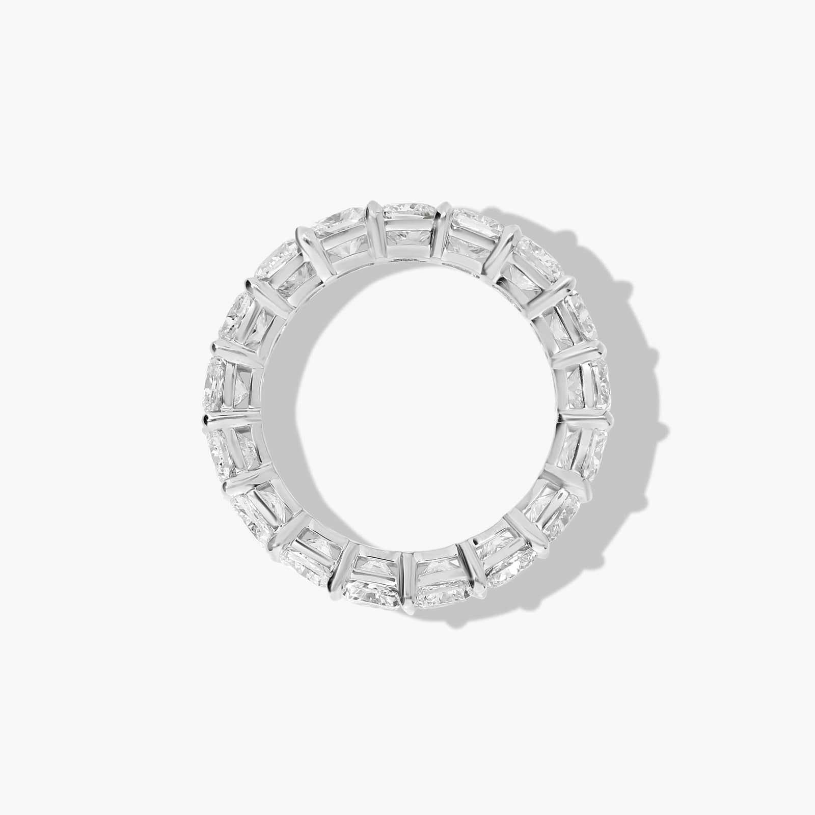 Eternity Ring With 6 CTW Cushion Cut Diamonds In Platinum  (5mm)