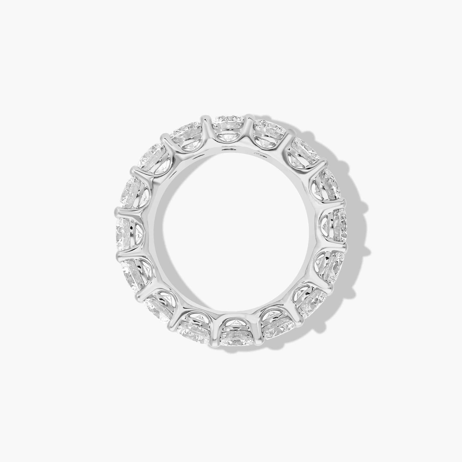 Low Dome Basket Eternity Ring With 5 CTW Diamonds In Platinum (4.00mm)