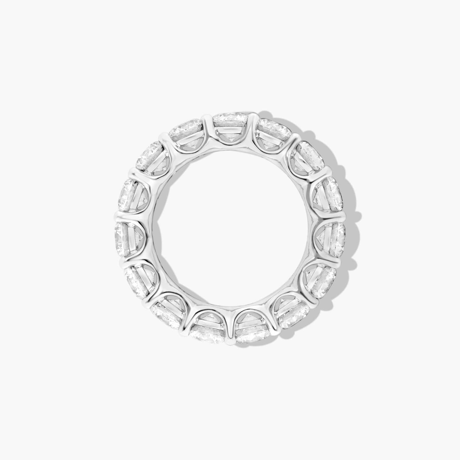 Low Dome Basket Eternity Ring With 6 CTW Diamonds In Platinum (4.50mm)