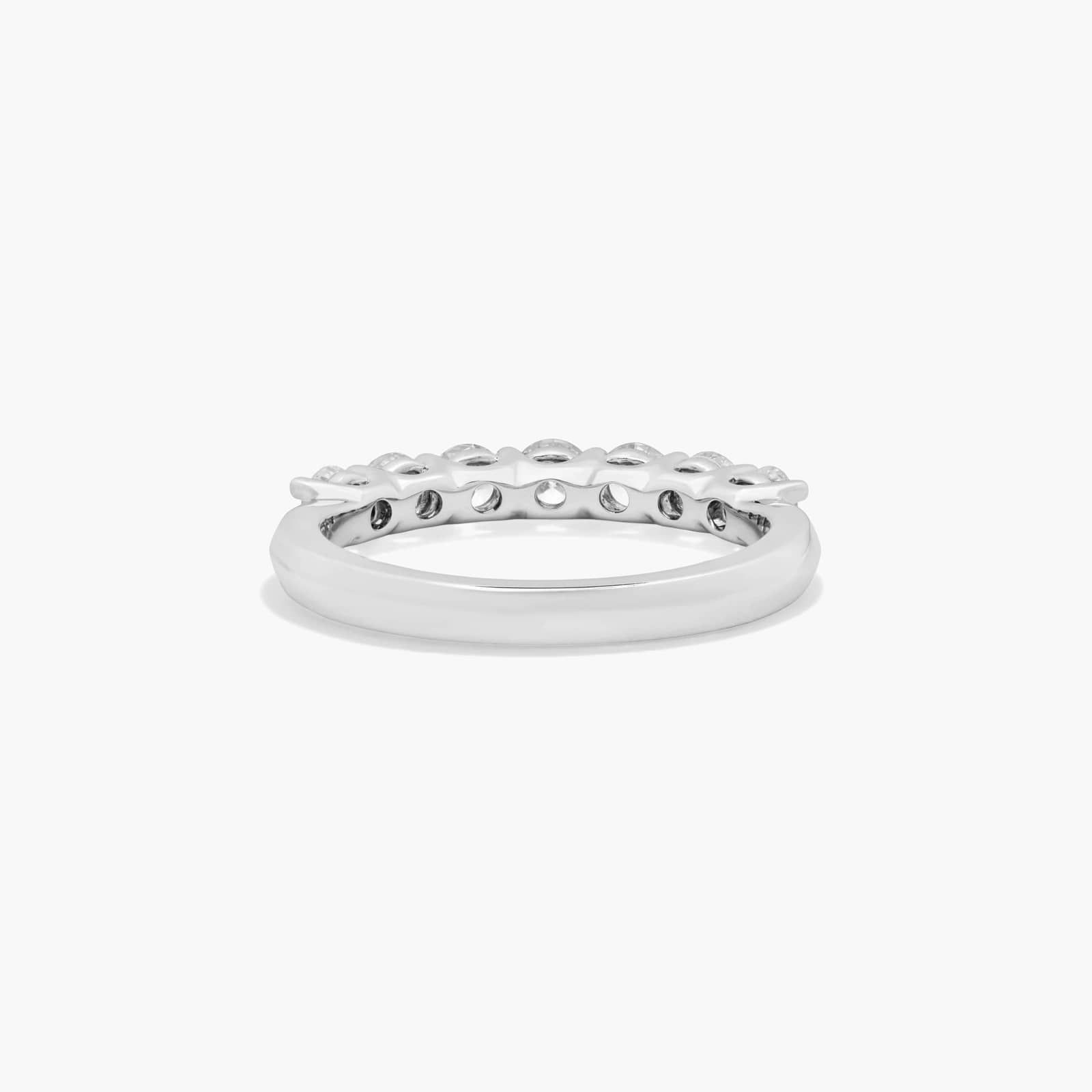 Low Dome Basket Anniversary Ring With 0.75 CTW Diamonds In Platinum (2.40mm)