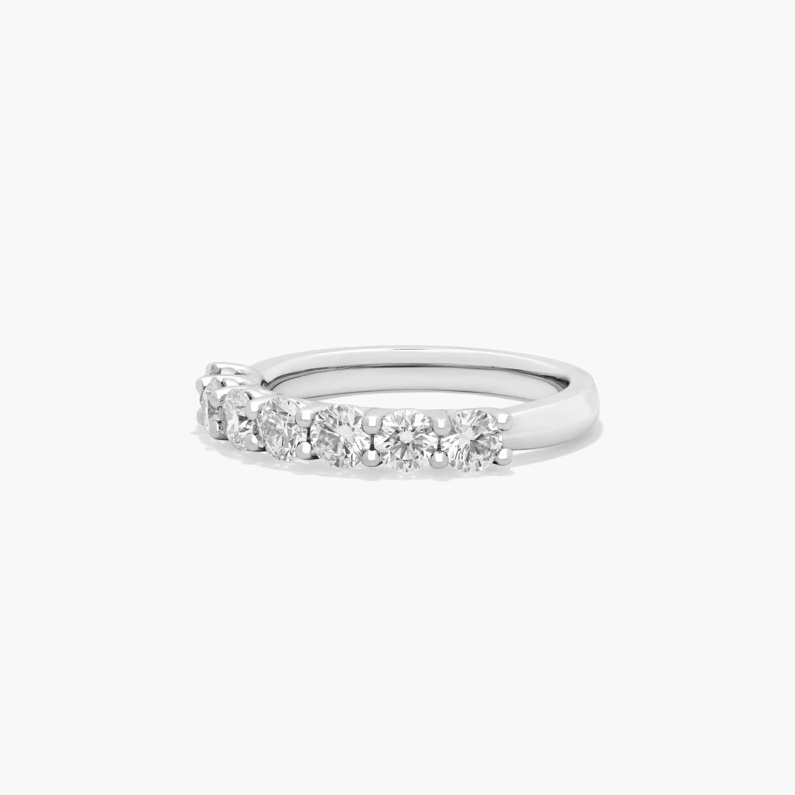 Low Dome Basket Anniversary Ring With 1 CTW Diamonds In Platinum (2.50mm)