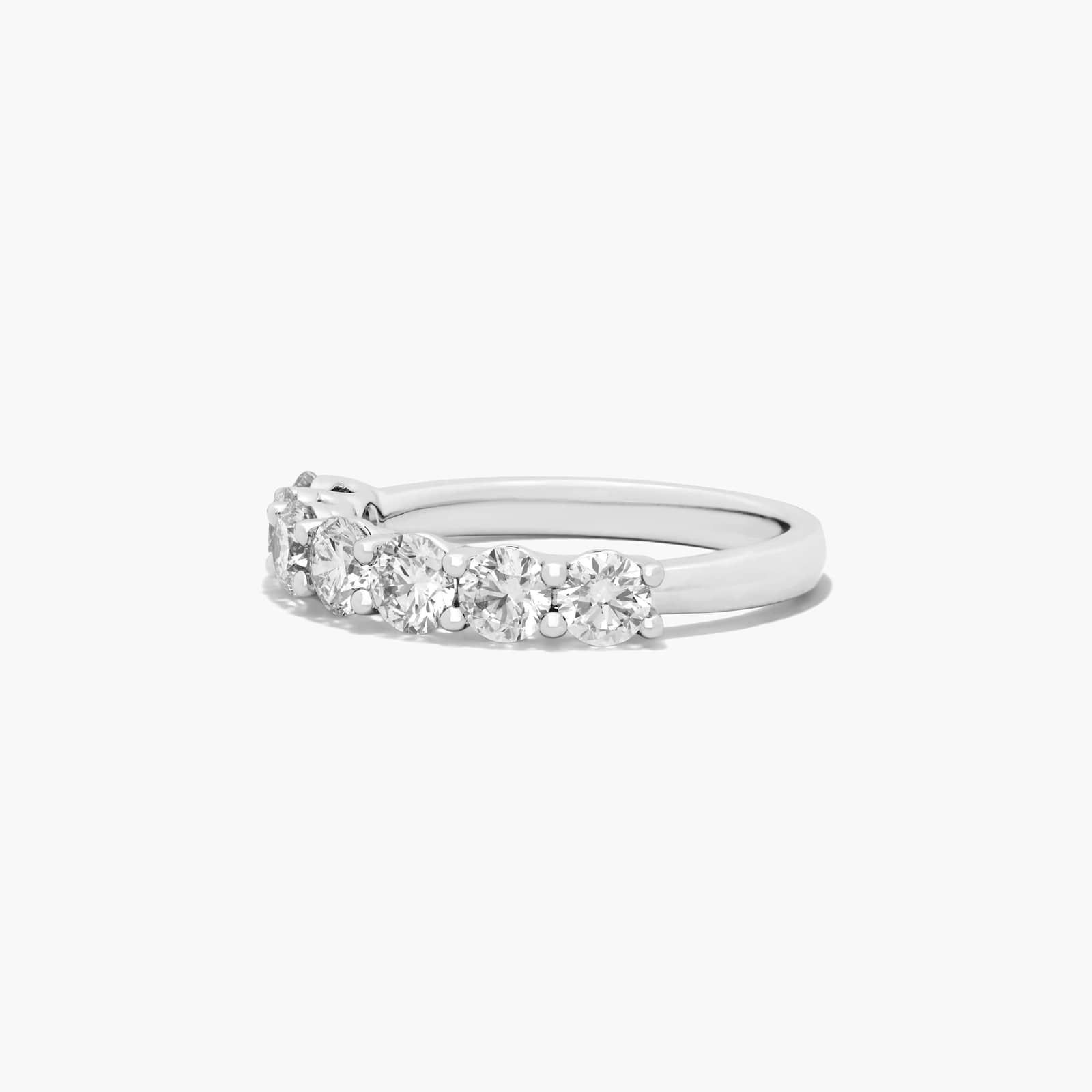 Low Dome Basket Anniversary Ring With 1.5 CTW Lab-Grown Diamonds In Platinum (2.50mm)
