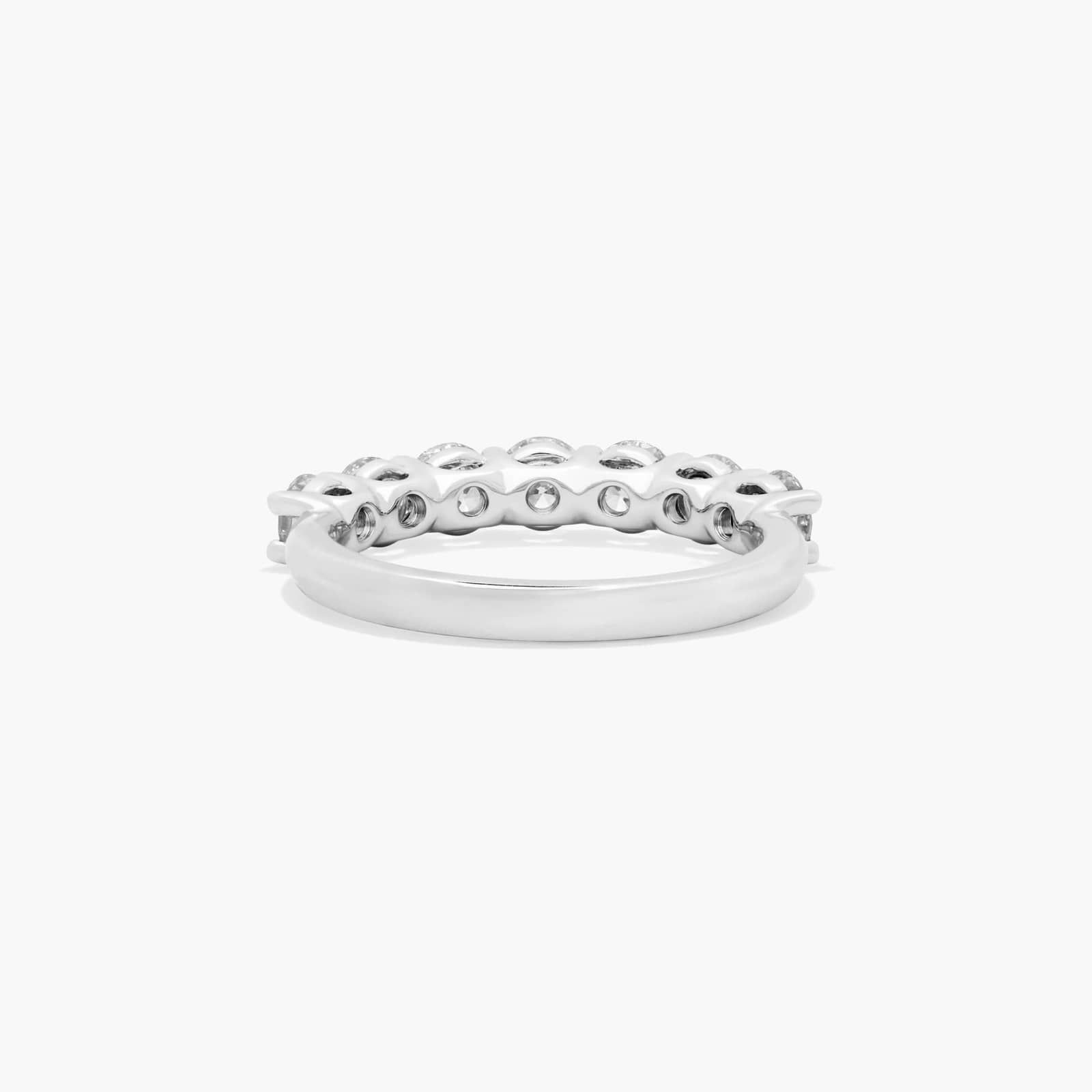 Low Dome Basket Anniversary Ring With 1.5 CTW Lab-Grown Diamonds In Platinum (2.50mm)