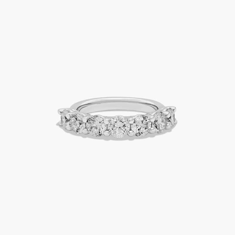 Low Dome Basket Anniversary Ring With 2 CTW Lab-Grown Diamonds In Platinum (2.50mm)
