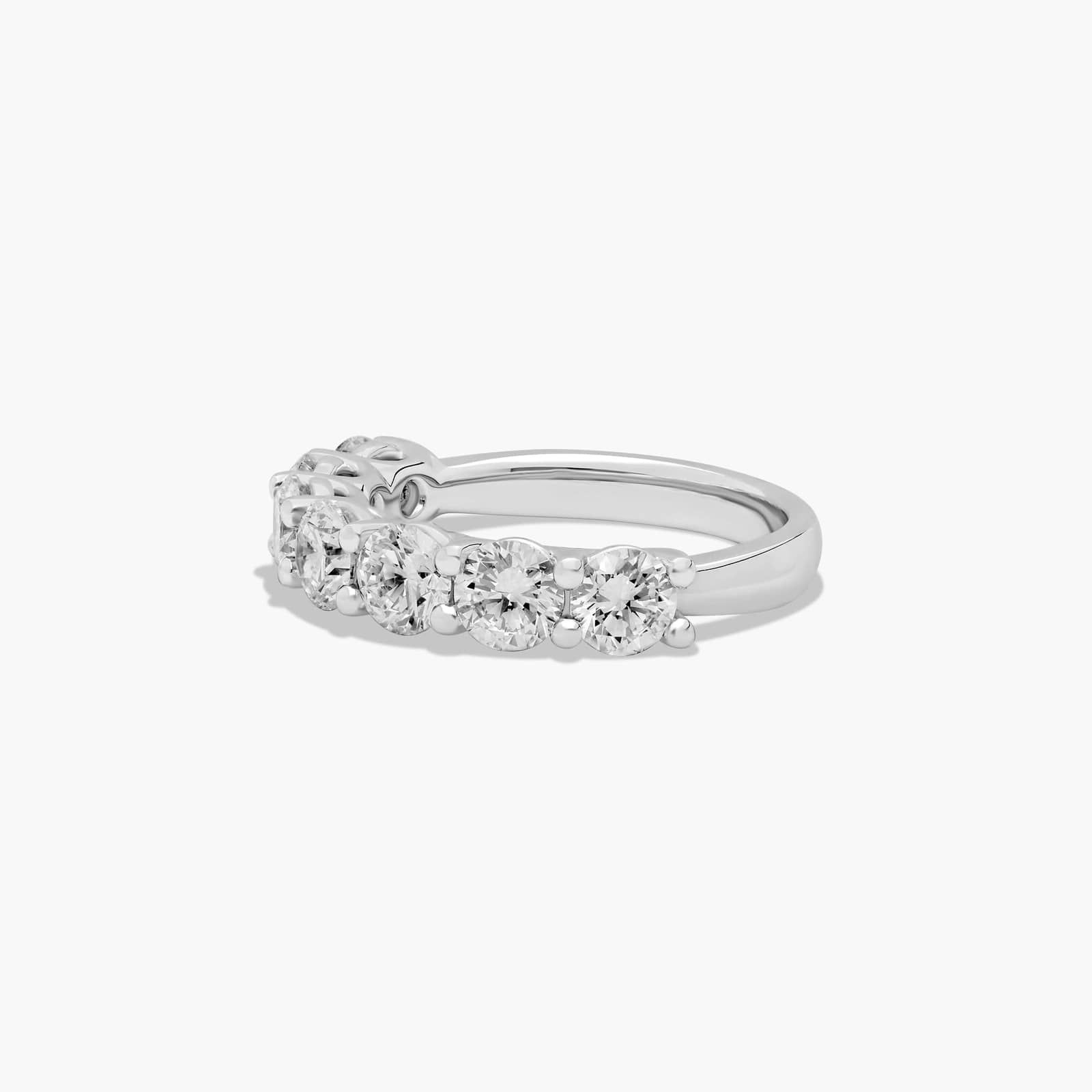 Low Dome Basket Anniversary Ring With 2 CTW Diamonds In Platinum (2.50mm)