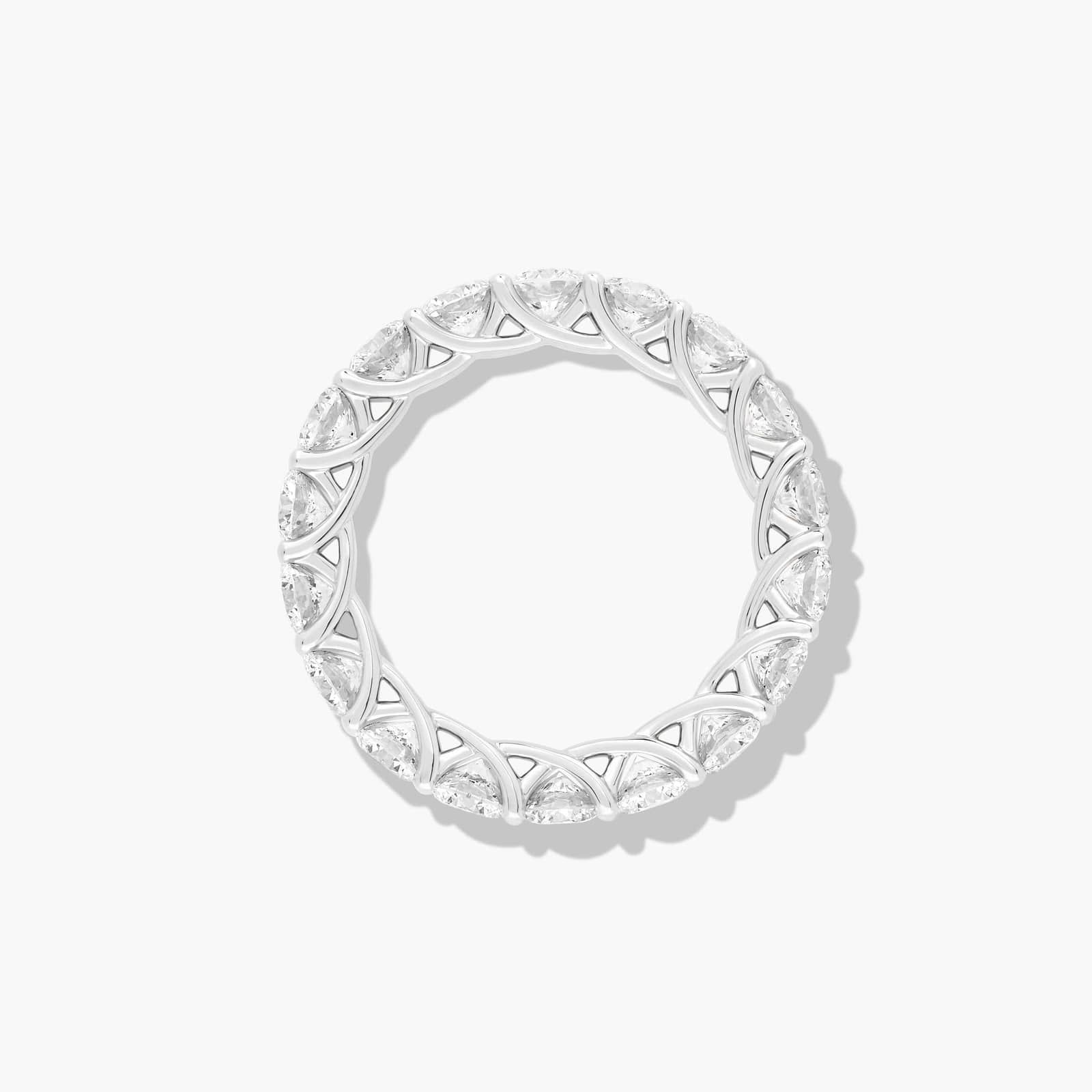Trellis Eternity Ring With 3 CTW Diamonds In Platinum (3.50mm)