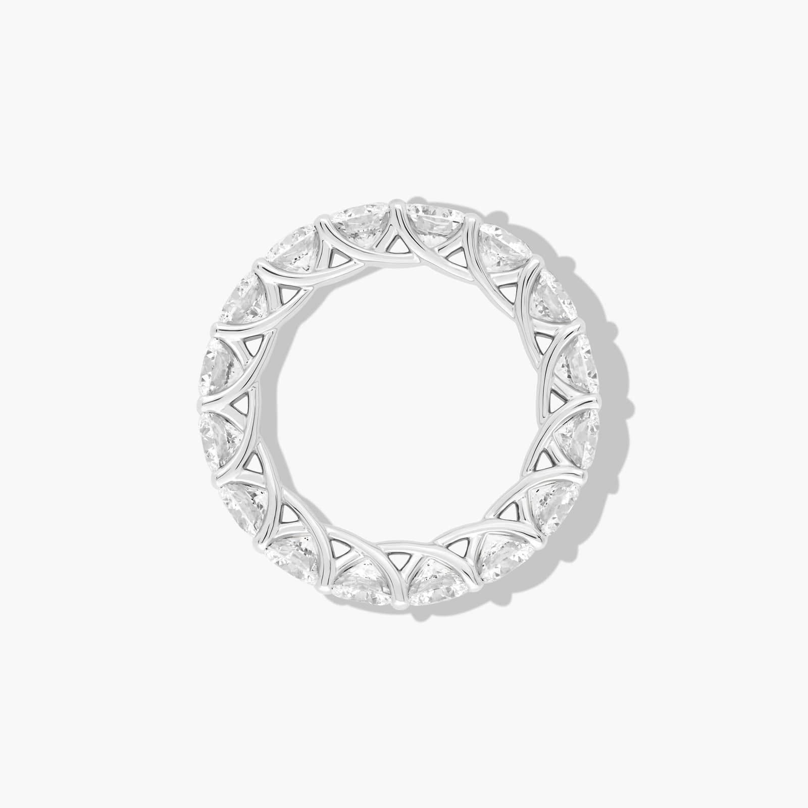Trellis Eternity Ring With 5 CTW Diamonds In Platinum (4.00mm)