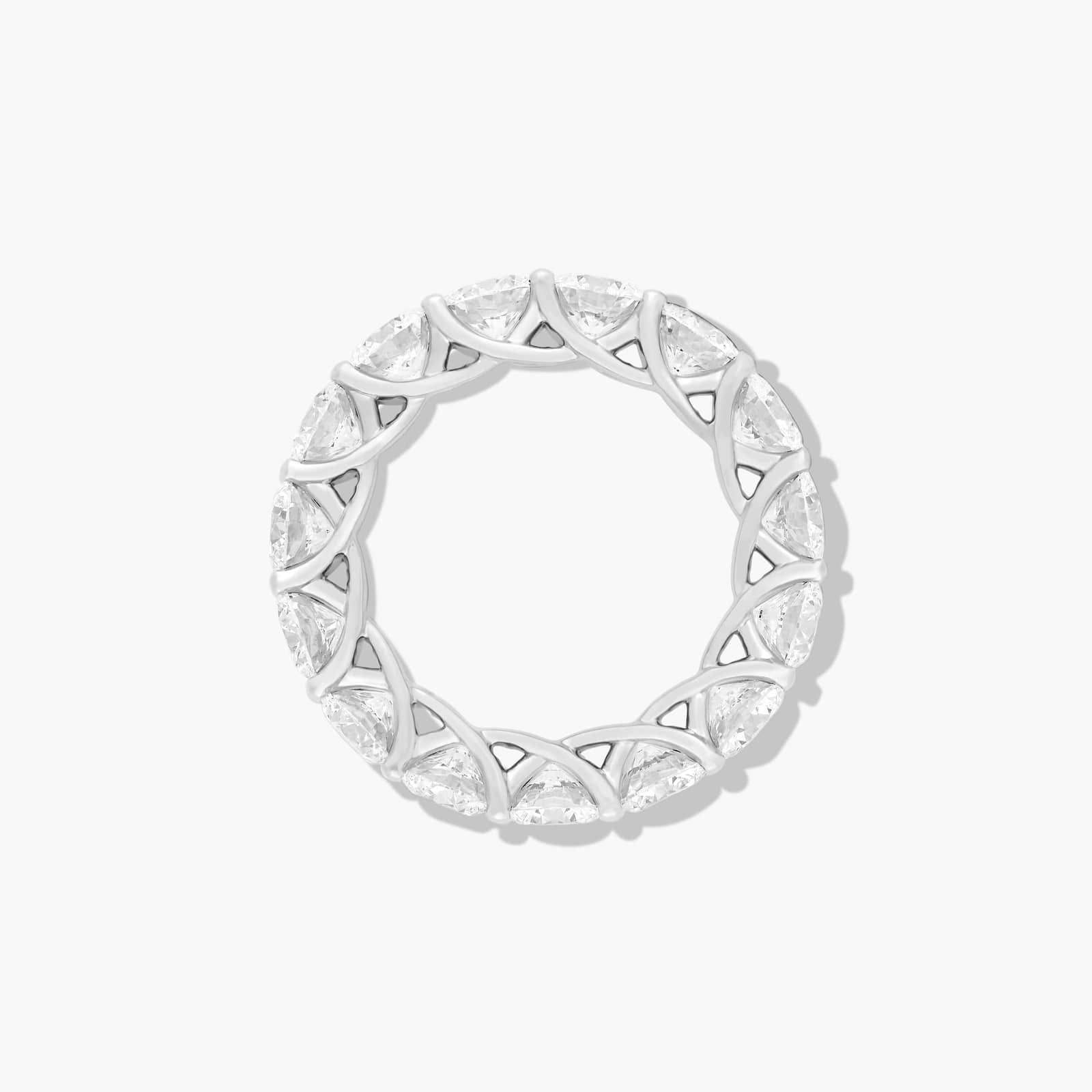 Trellis Eternity Ring With 6 CTW Diamonds In Platinum (4.50mm)