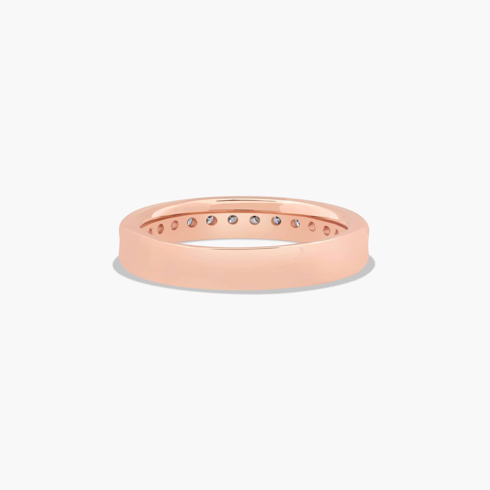 Channel Set Anniversary Ring With 0.5 CTW Lab-Grown Diamonds In 14K Rose Gold (3.40mm)