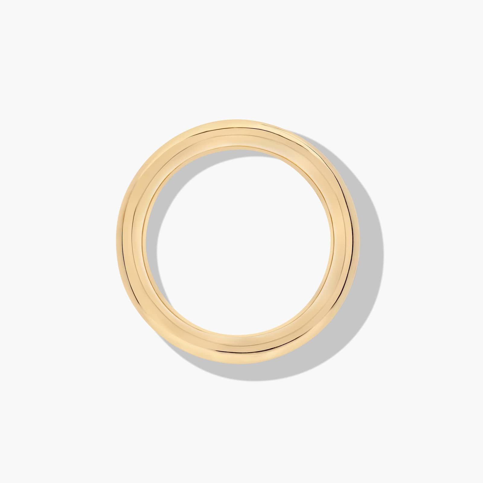 Eternity Ring With 2 CTW Princess Cut Diamonds In 14K Yellow Gold (4.00mm)