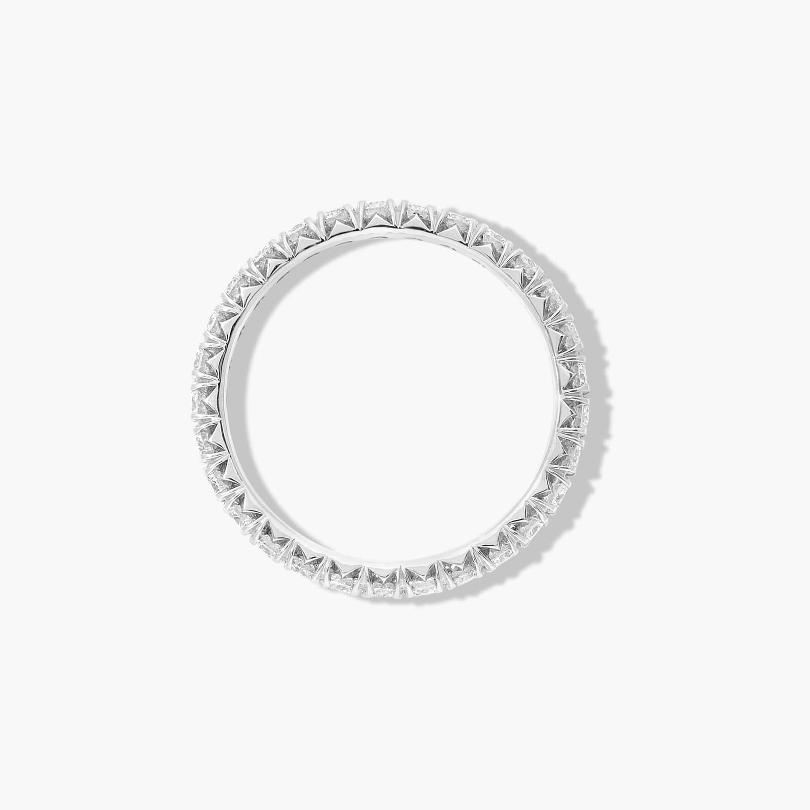 French Pavé Eternity Ring With 0.75 CTW Diamonds In Platinum (2.00mm)