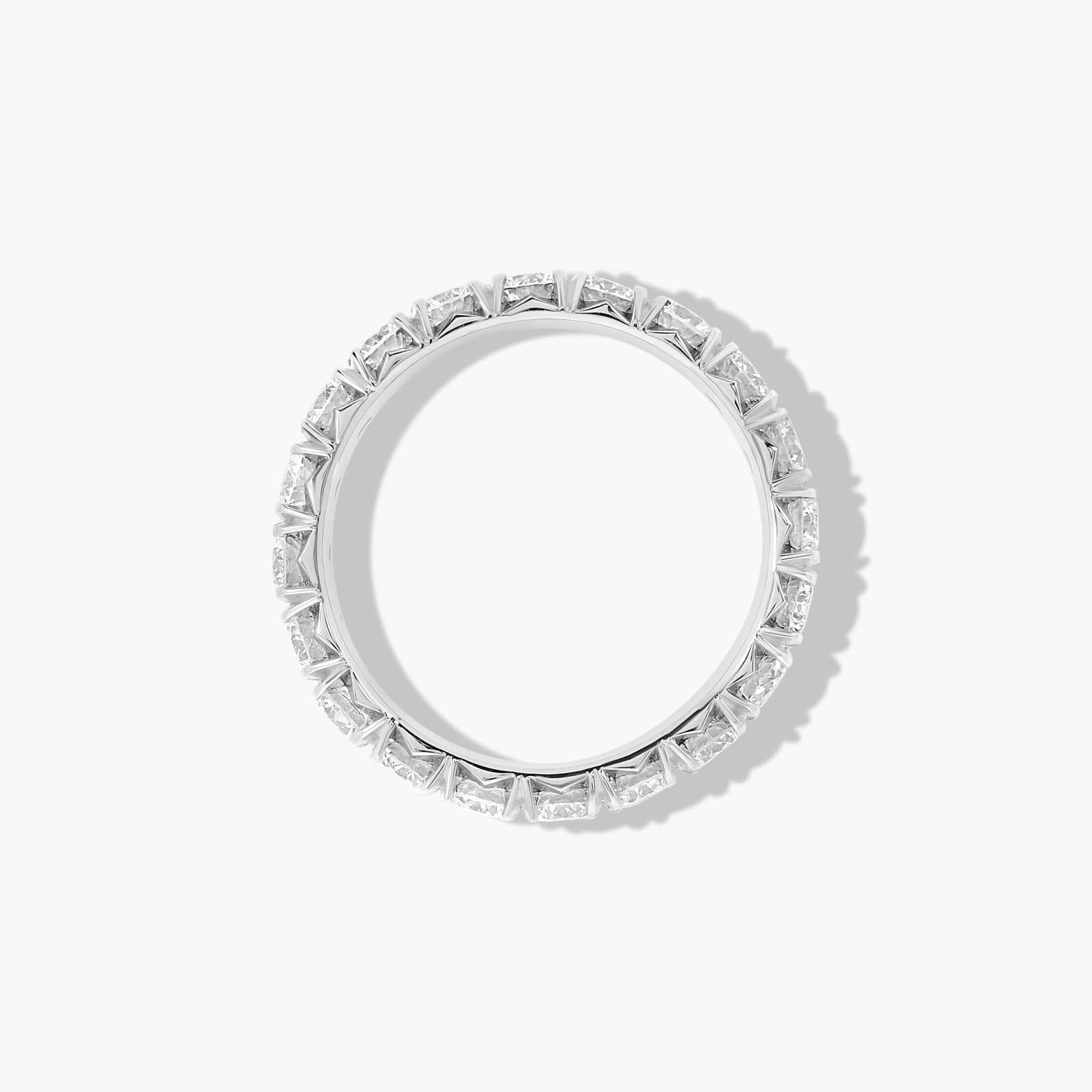 French Pavé Eternity Ring With 2 CTW Diamonds In Platinum (3.00mm)