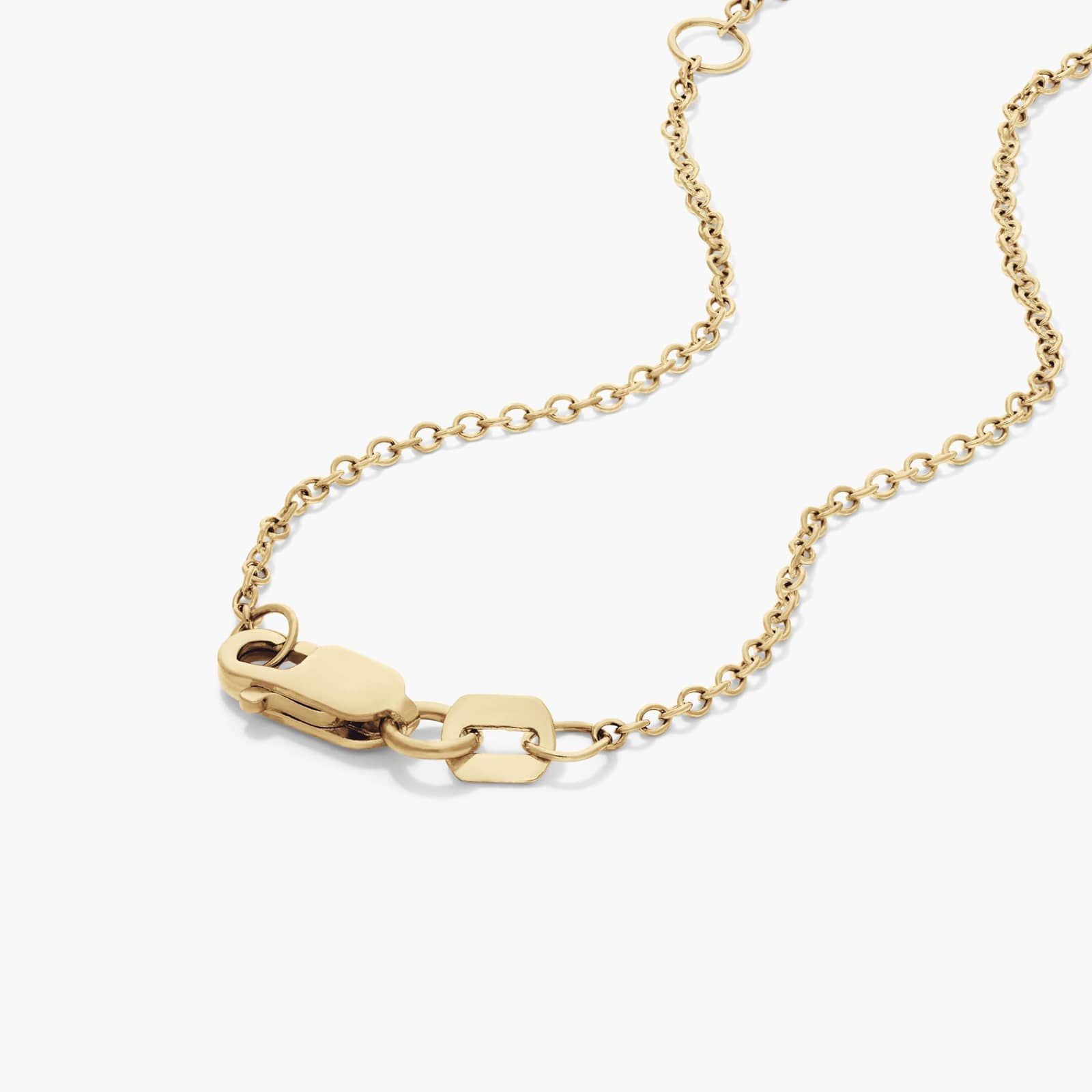 14K Yellow Gold Double Prong Lab-Grown Diamond Pendant (0.50 CTW - F-G / VS2-SI1)