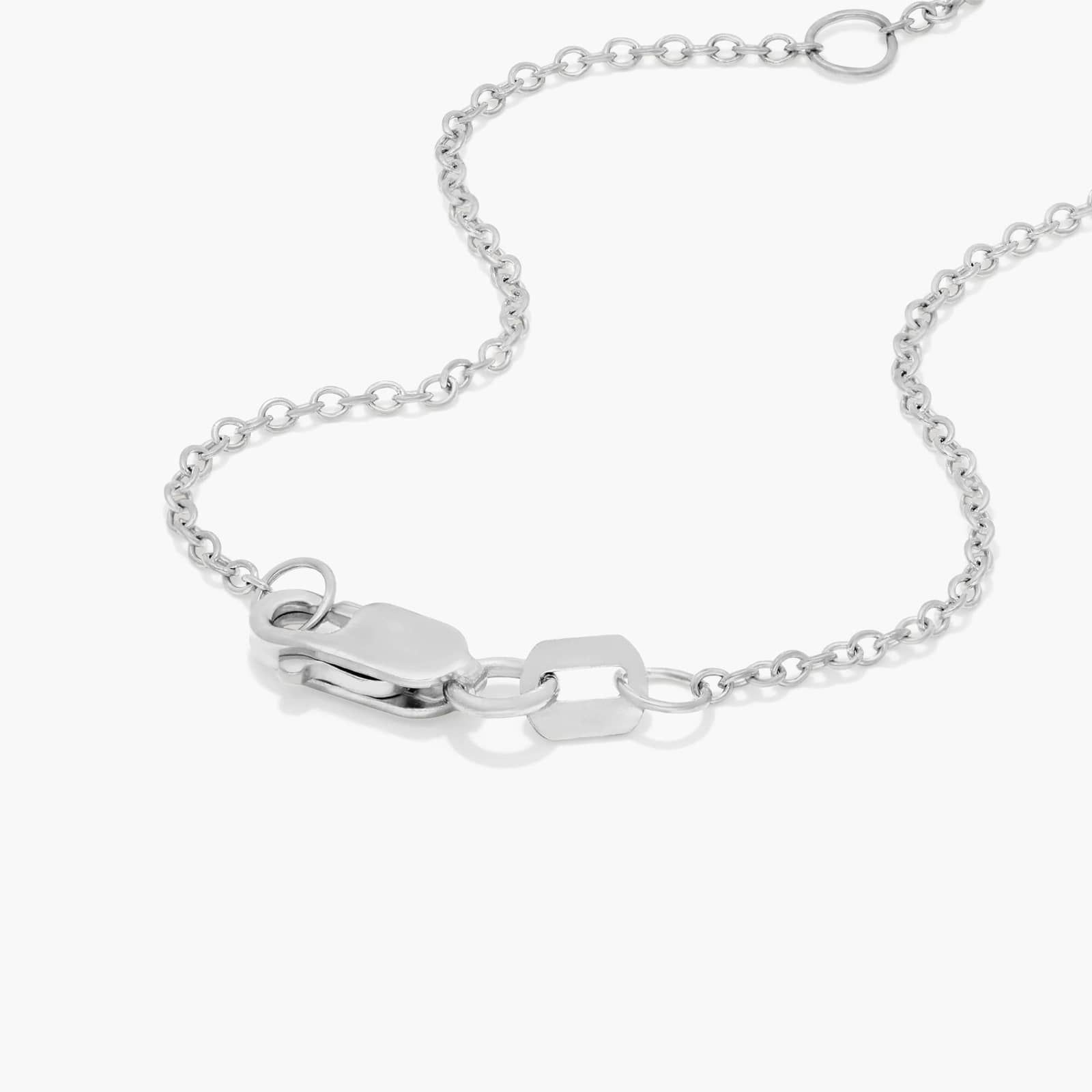 14K White Gold Double Prong Lab-Grown Diamond Pendant (0.75 CTW - F-G / VS2-SI1)