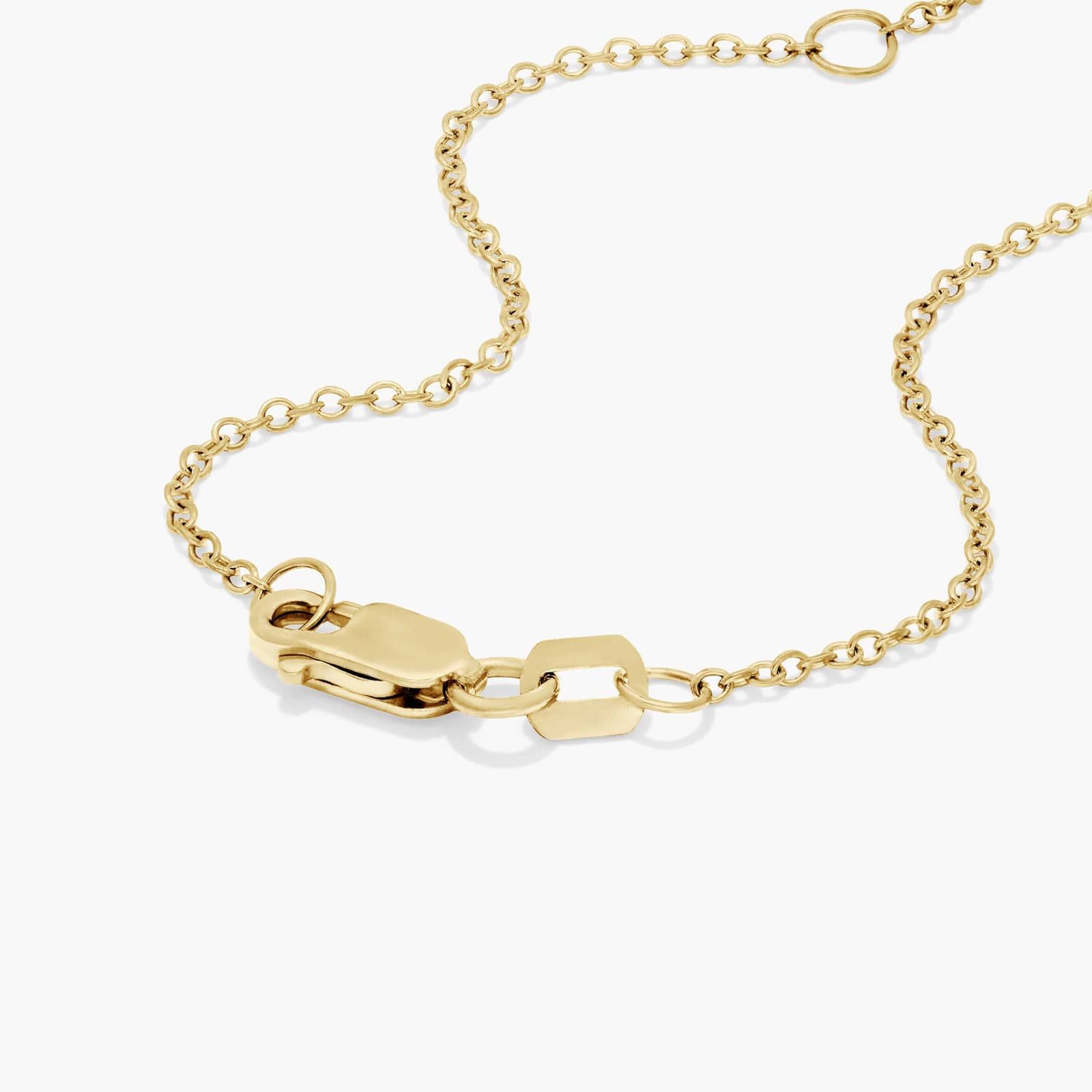 14K Yellow Gold Double Prong Lab-Grown Diamond Pendant (0.75 CTW - F-G / VS2-SI1)