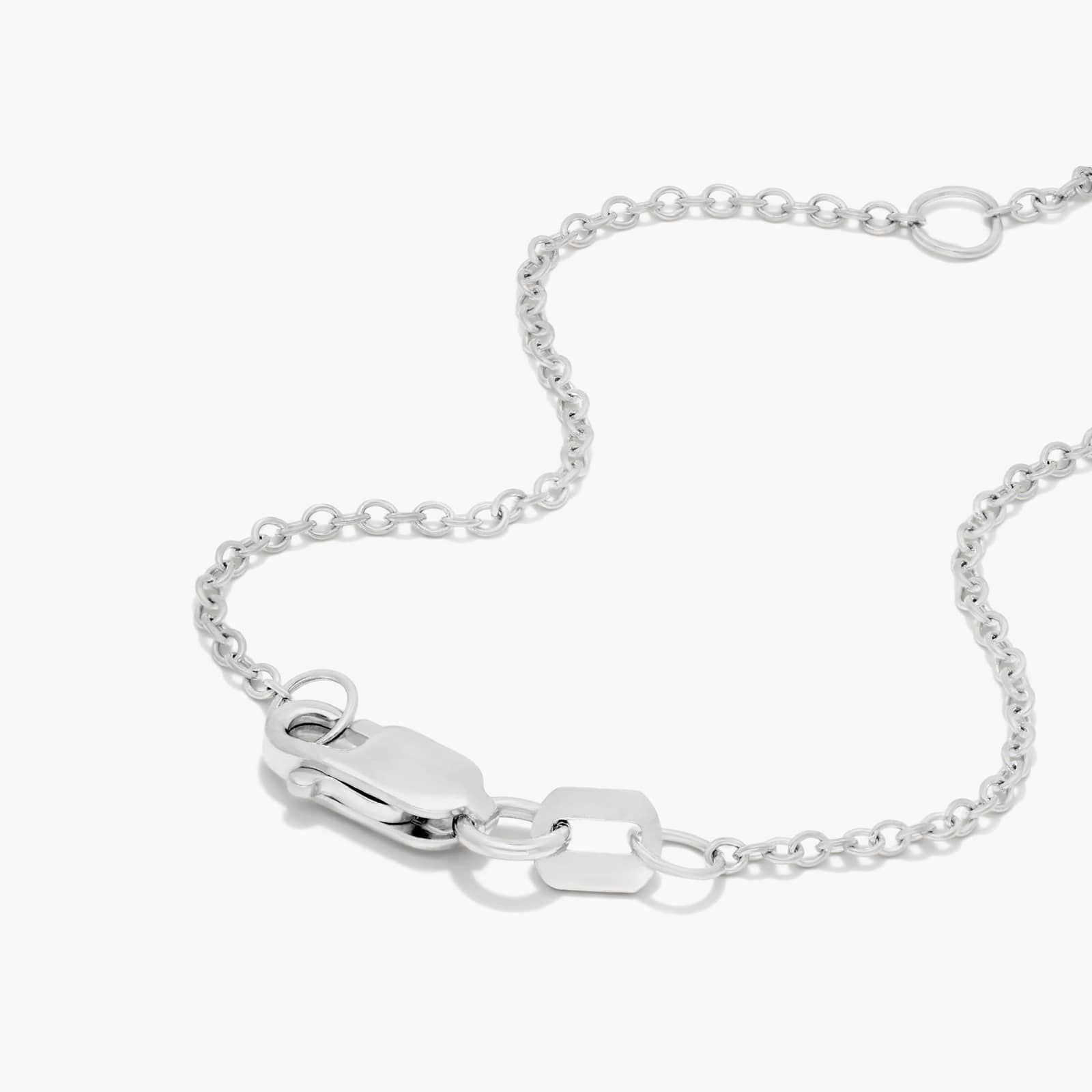 14K White Gold Double Prong Lab-Grown Diamond Pendant (1.00 CTW - F-G / VS2-SI1)