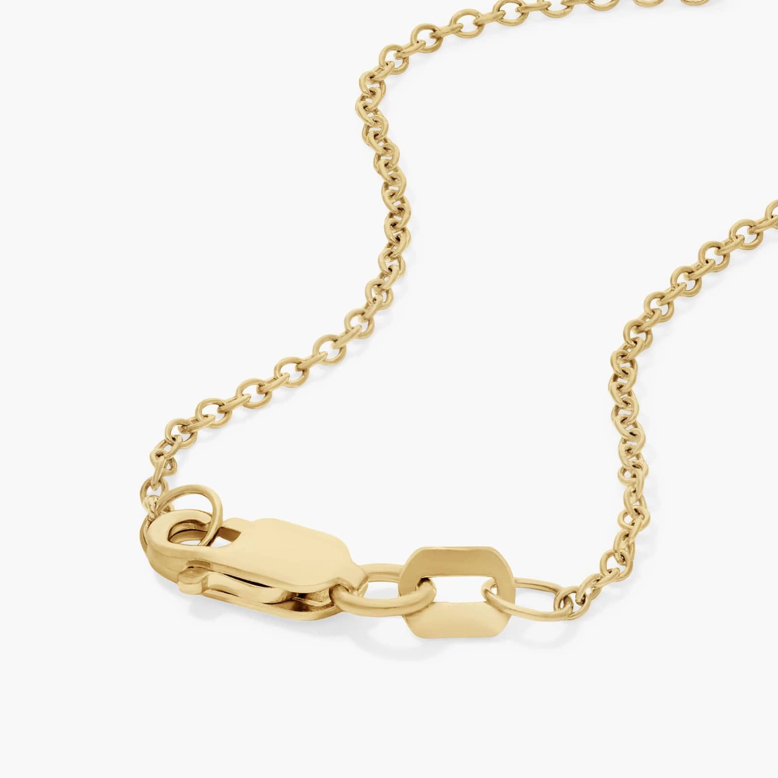 14K Yellow Gold Double Prong Lab Created Diamond Pendant (1.5 CTW - F-G / VS2-SI1)