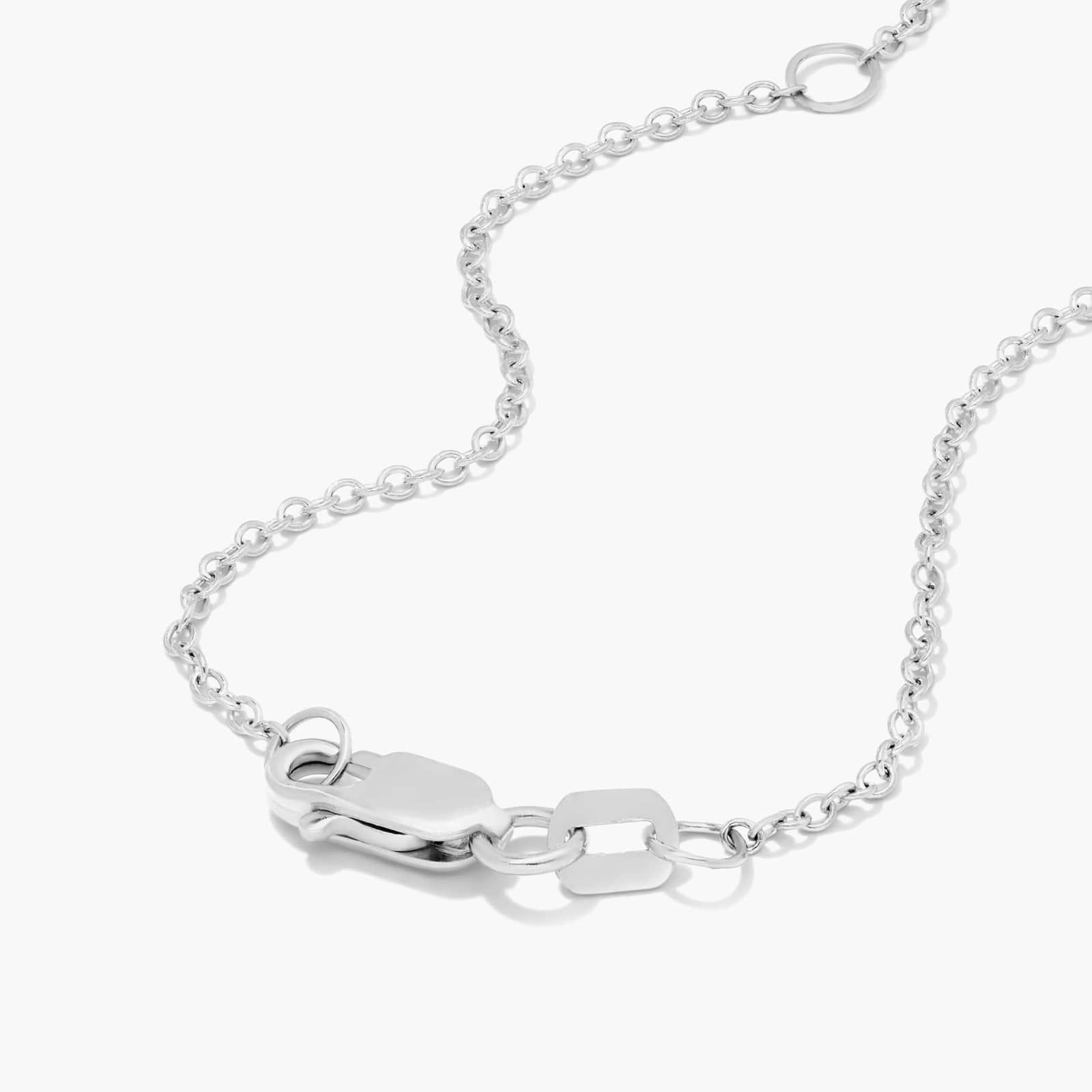 14K White Gold Wire Basket Lab-Grown Diamond Pendant (0.75 CTW - F-G / VS2-SI1)