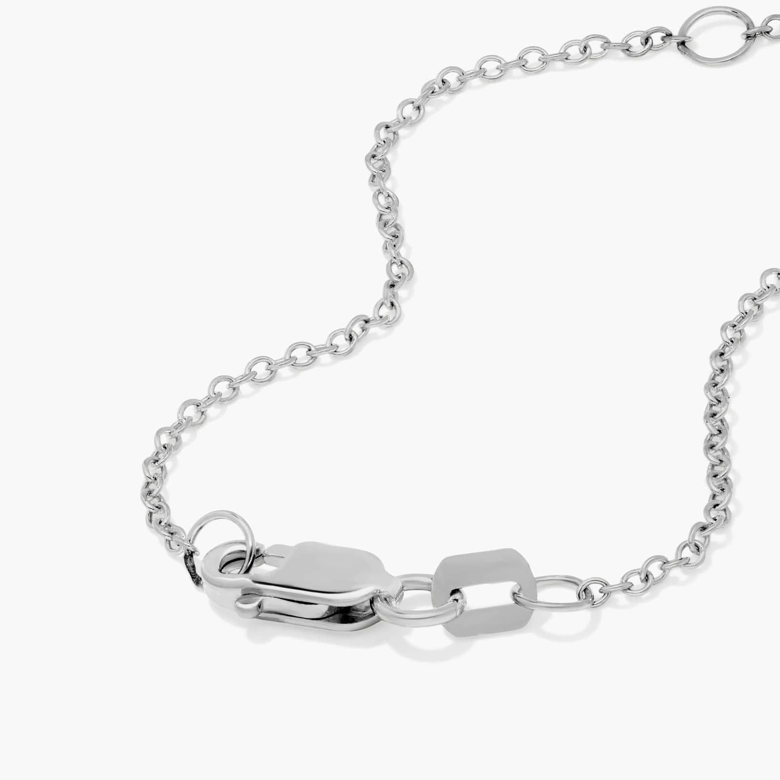 14K White Gold Wire Basket Lab Created Diamond Pendant  (2 CTW - F-G / VS2-SI1)