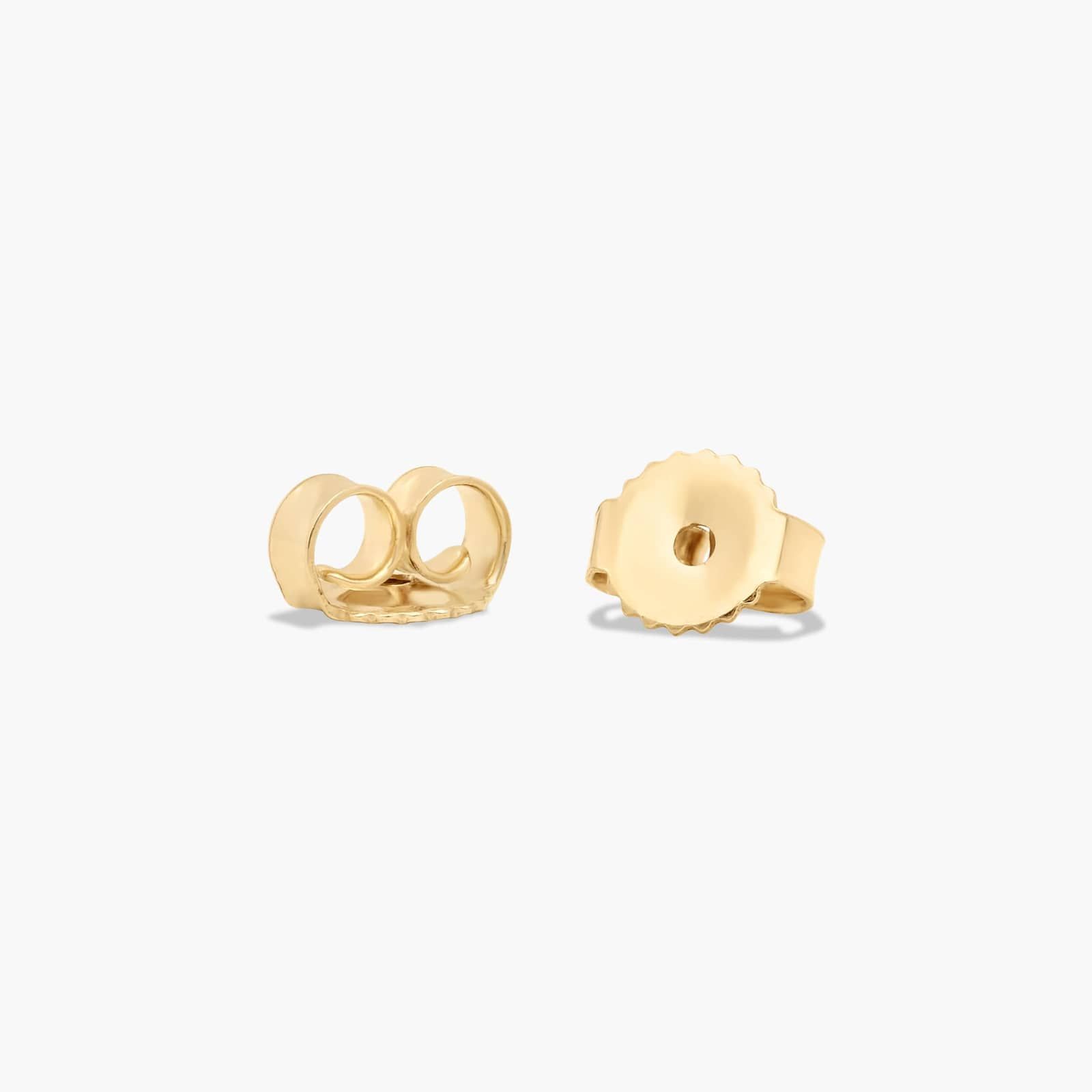 Four Prong 0.75 CTW Round Lab-Grown Diamond Stud Earrings In 14K Yellow Gold