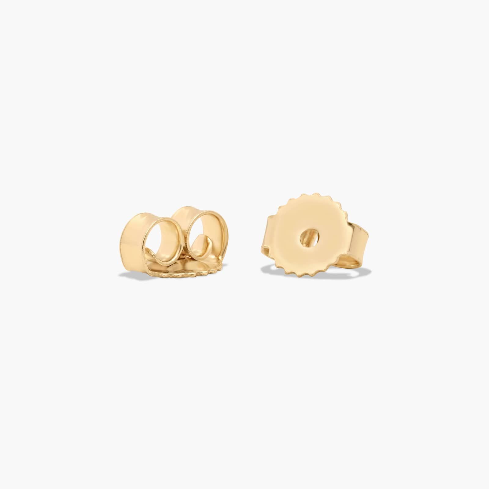 Bezel 0.25 CTW Diamond Stud Earrings In 14K Yellow Gold