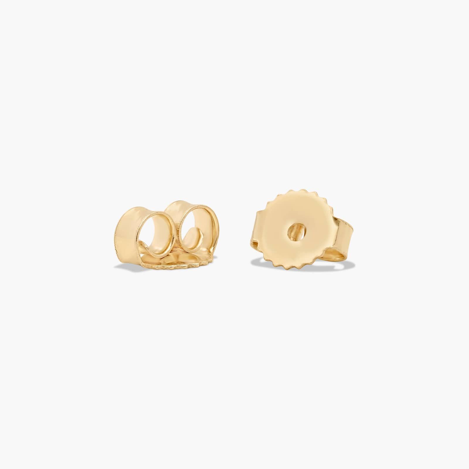 Bezel 0.5 CTW Diamond Stud Earrings In 14K Yellow Gold
