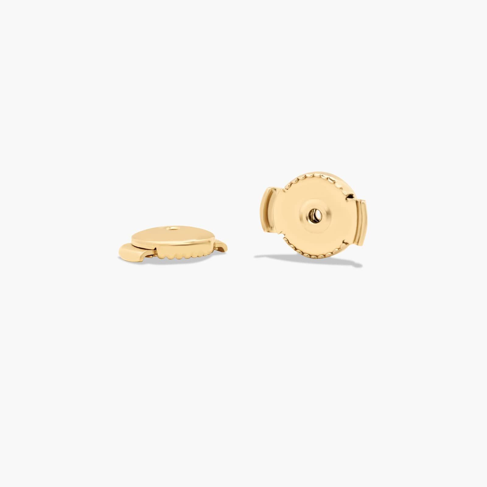 Bezel 2 CTW Lab-Grown Diamond Stud Earrings In 14K Yellow Gold