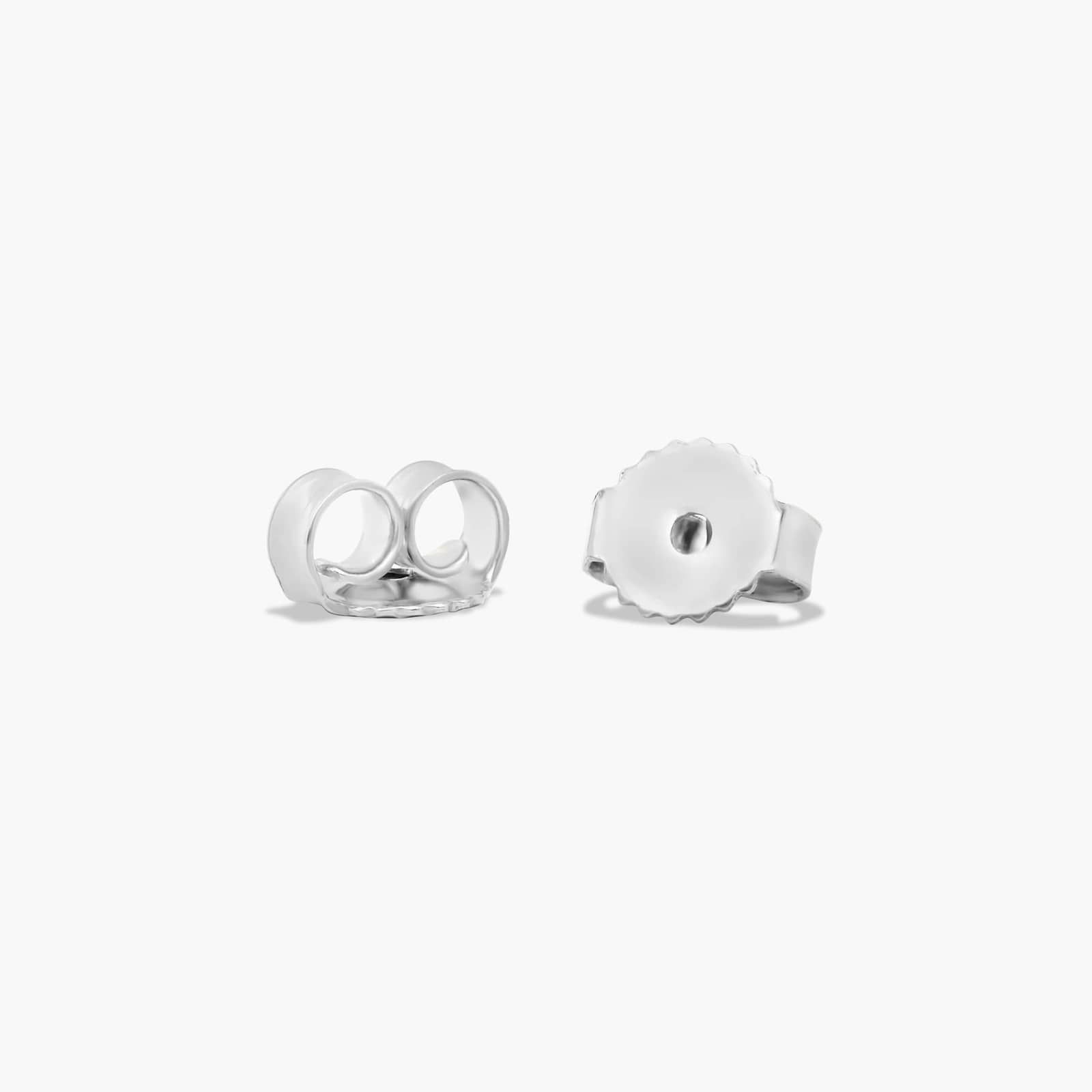 Scallop Basket 0.25 CTW Diamond Stud Earrings In Platinum