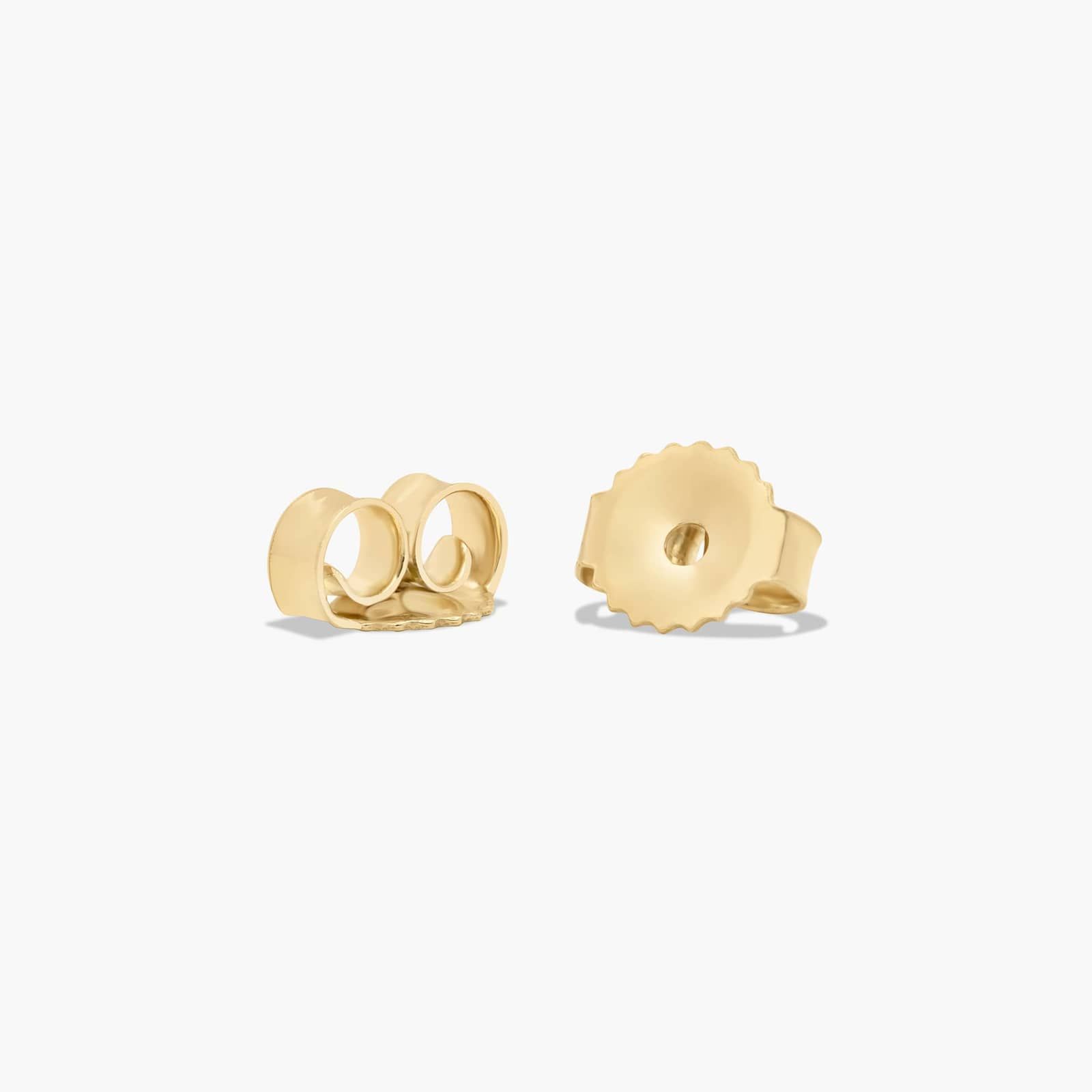 Scallop Basket 0.5 CTW Lab-Grown Diamond Stud Earrings In 14K Yellow Gold