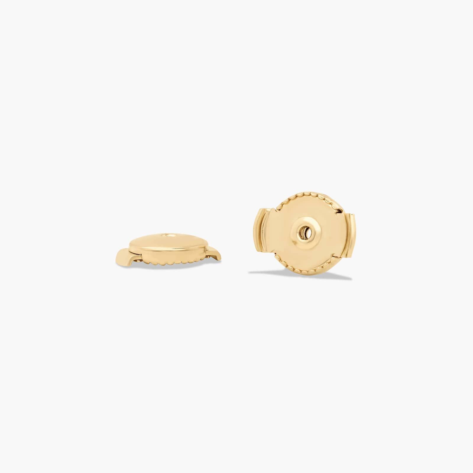Scallop Basket 1 CTW Lab-Grown Diamond Stud Earrings In 14K Yellow Gold