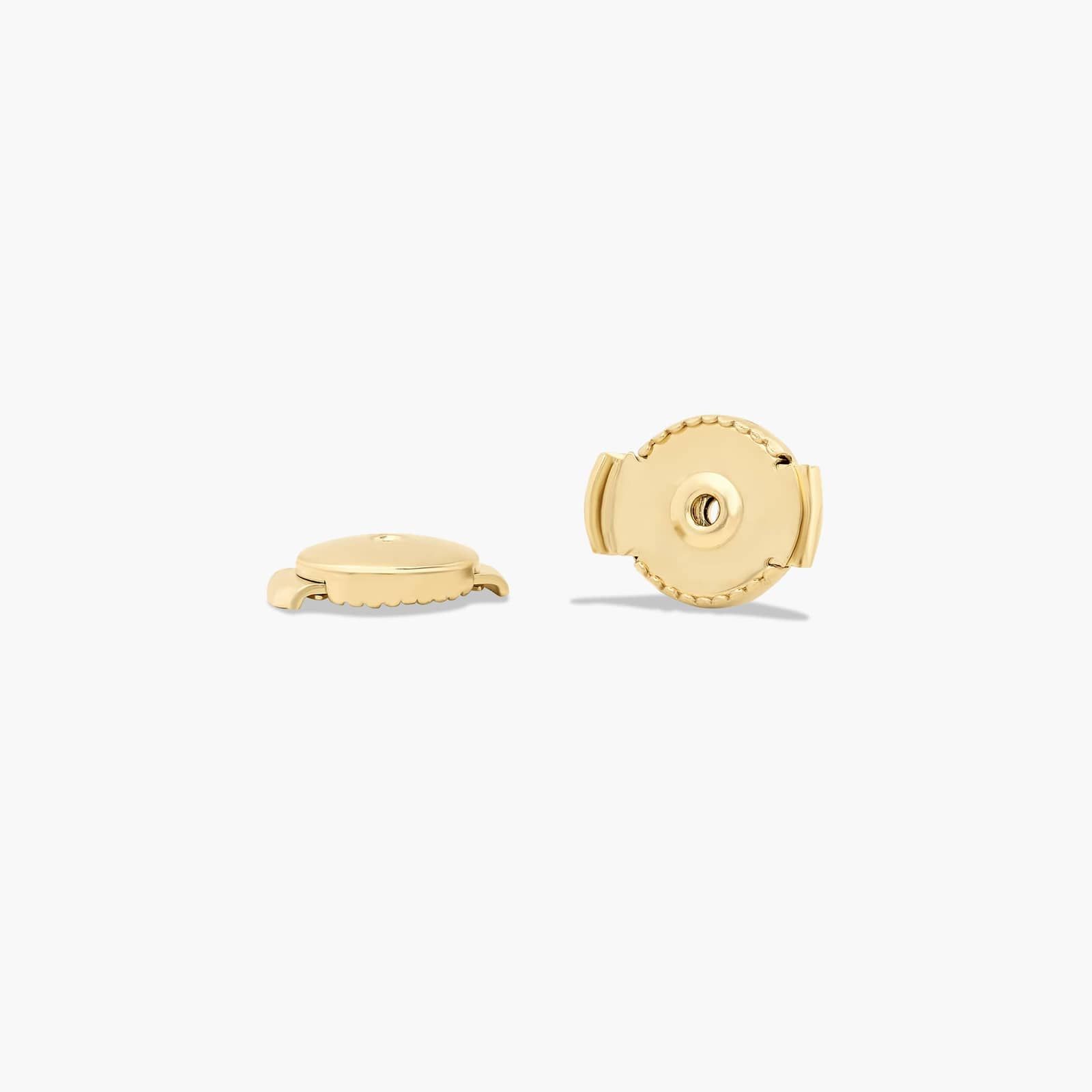 Six Prong 1 CTW Lab-Grown Diamond Stud Earrings In 14K Yellow Gold