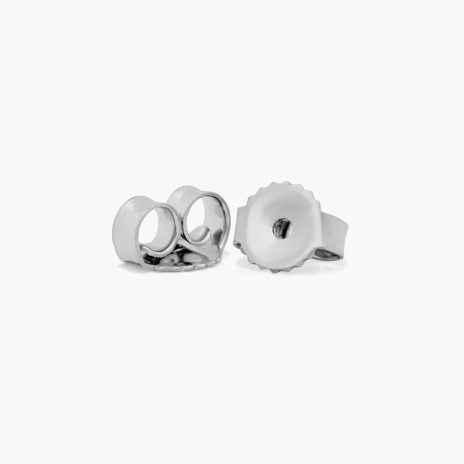 Milgrain Bezel 0.25 CTW Diamond Stud Earrings In Platinum