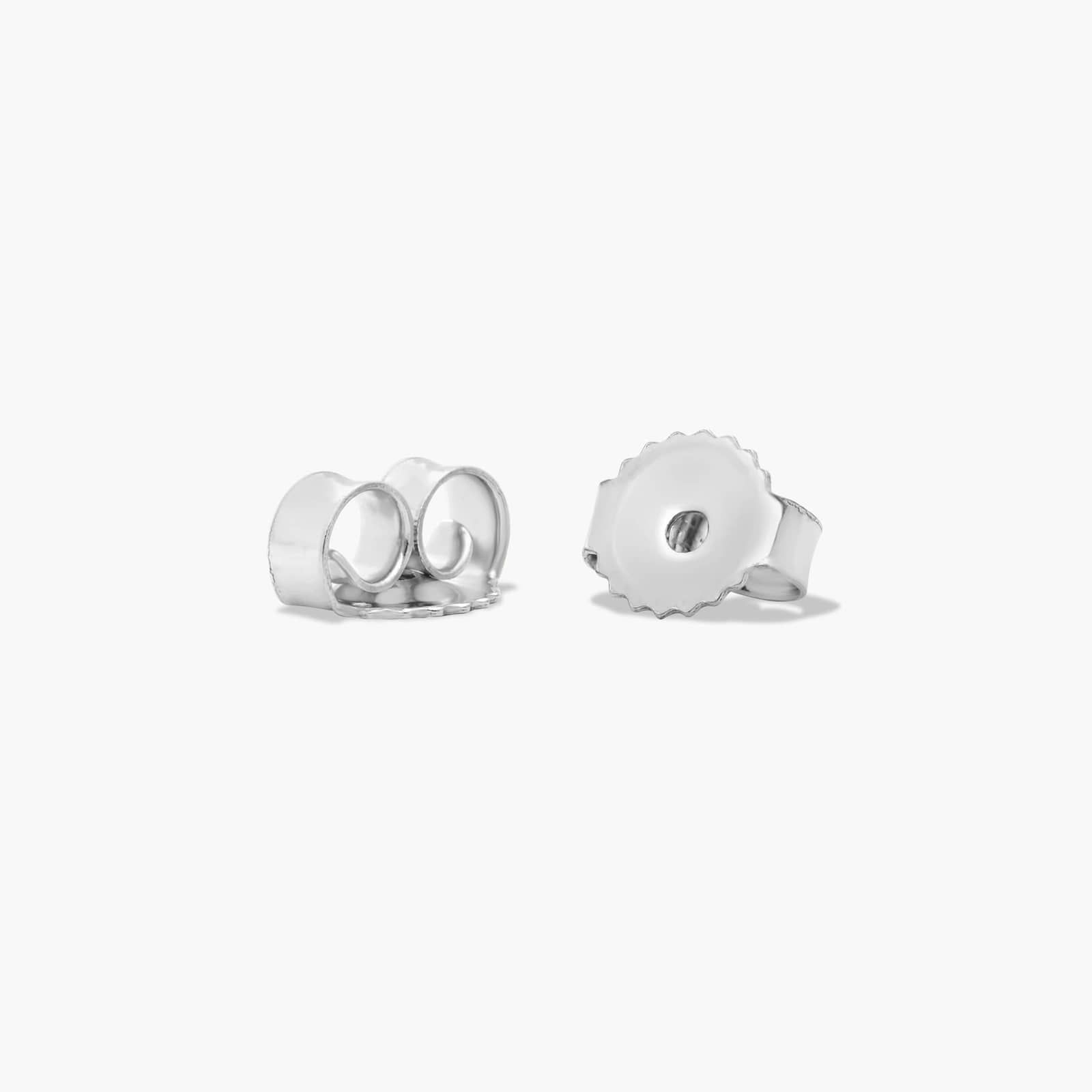 Milgrain Bezel 0.75 CTW Lab-Grown Diamond Stud Earrings In 14K White Gold