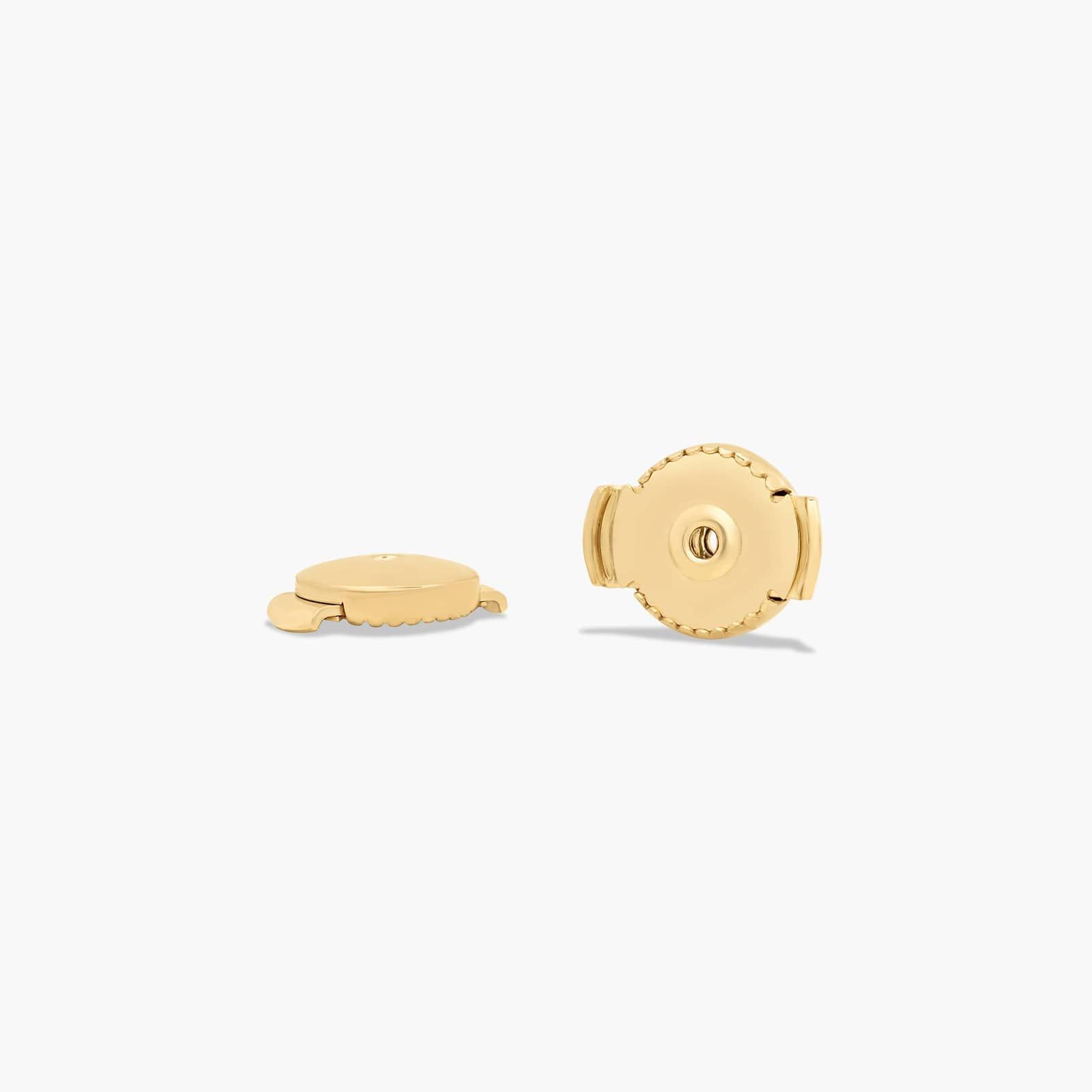 Milgrain Bezel 2 CTW Lab-Grown Diamond Stud Earrings In 14K Yellow Gold