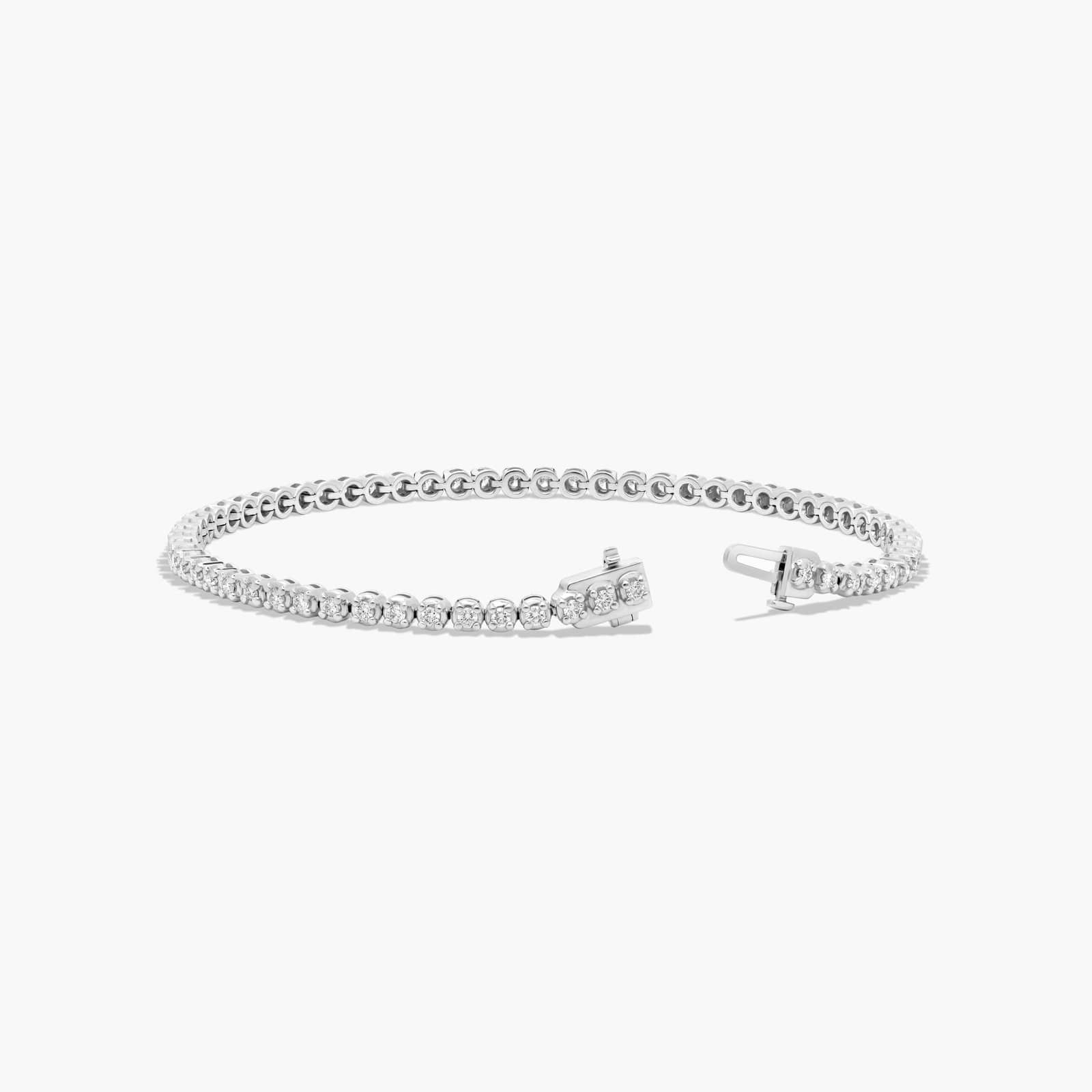 Tennis Bracelet With 1 CTW Diamonds In Platinum (7")