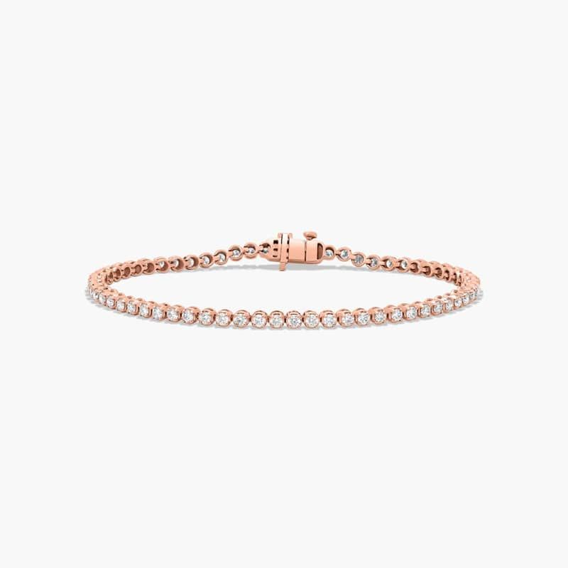 Tennis Bracelet With 2 CTW Diamonds In 14K Rose Gold (7")
