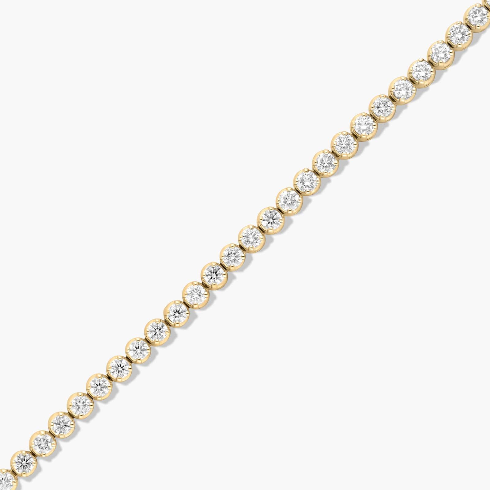Tennis Bracelet With 3 CTW Lab-Grown Diamonds In 14K Yellow Gold (7")