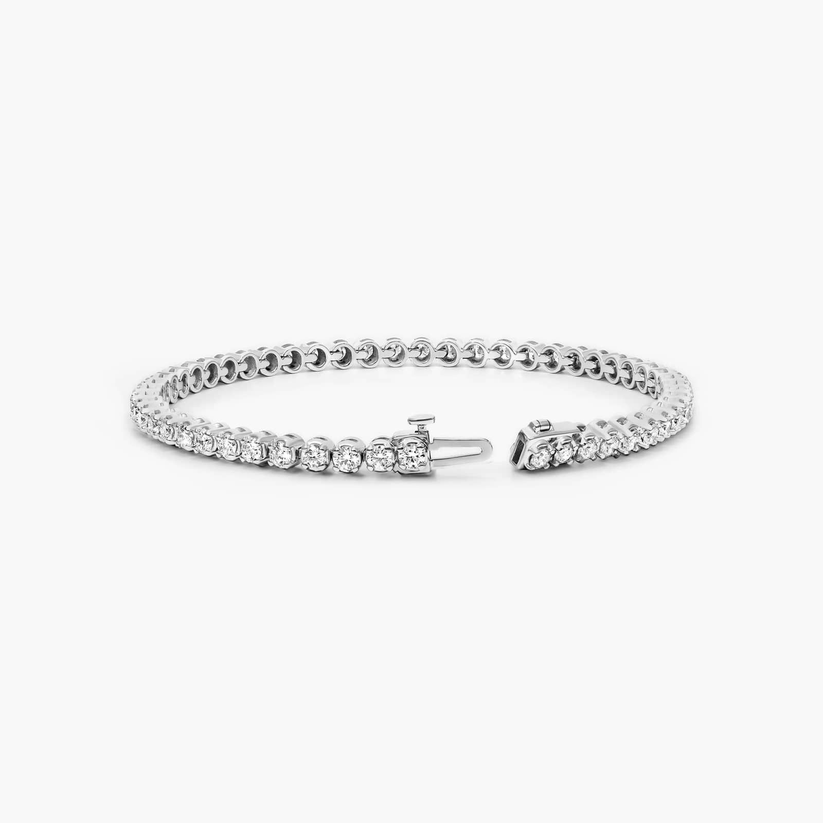 Tennis Bracelet With 4 CTW Diamonds In Platinum (7")